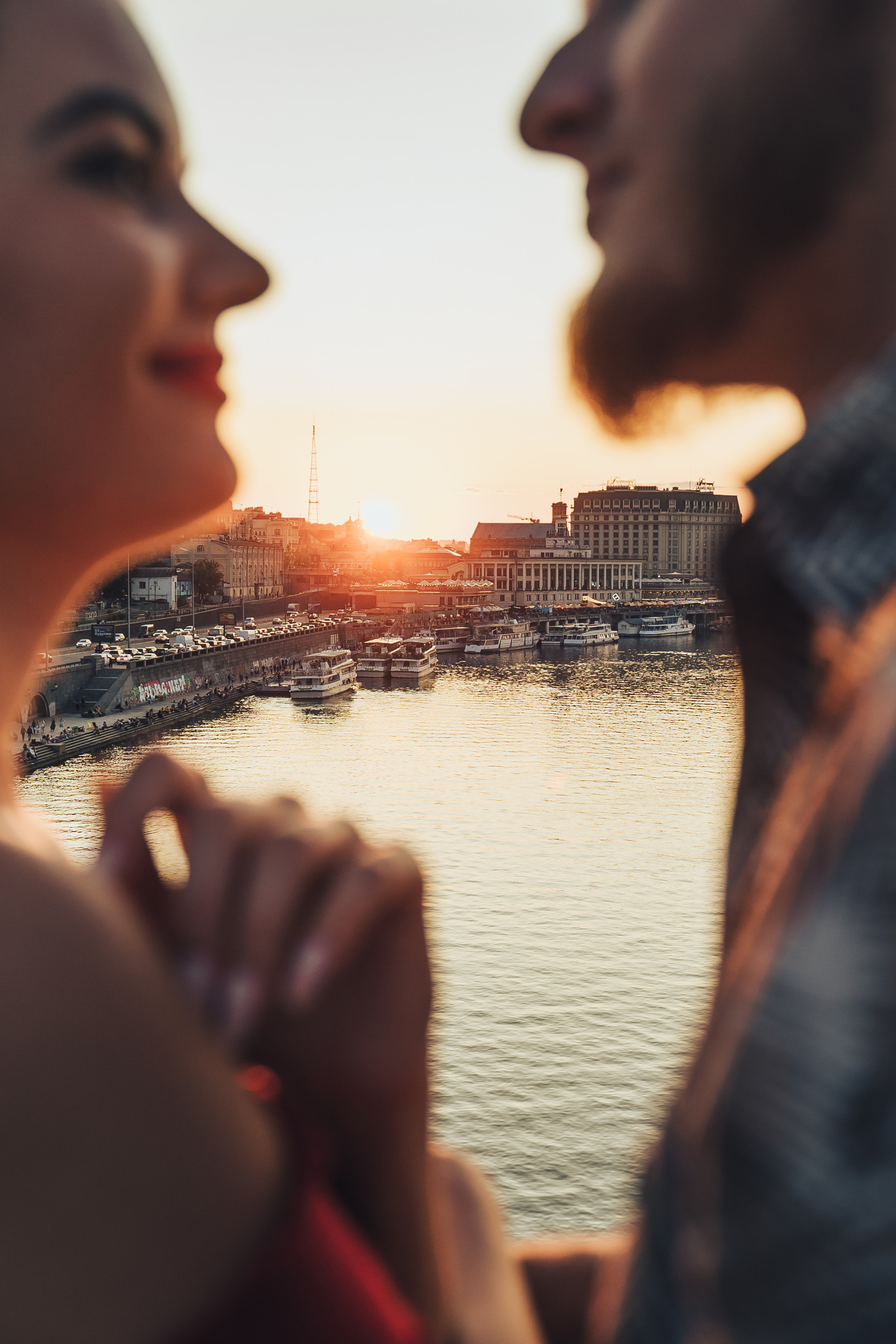 Beautiful sunset. Photographer in London Daria Agafonova