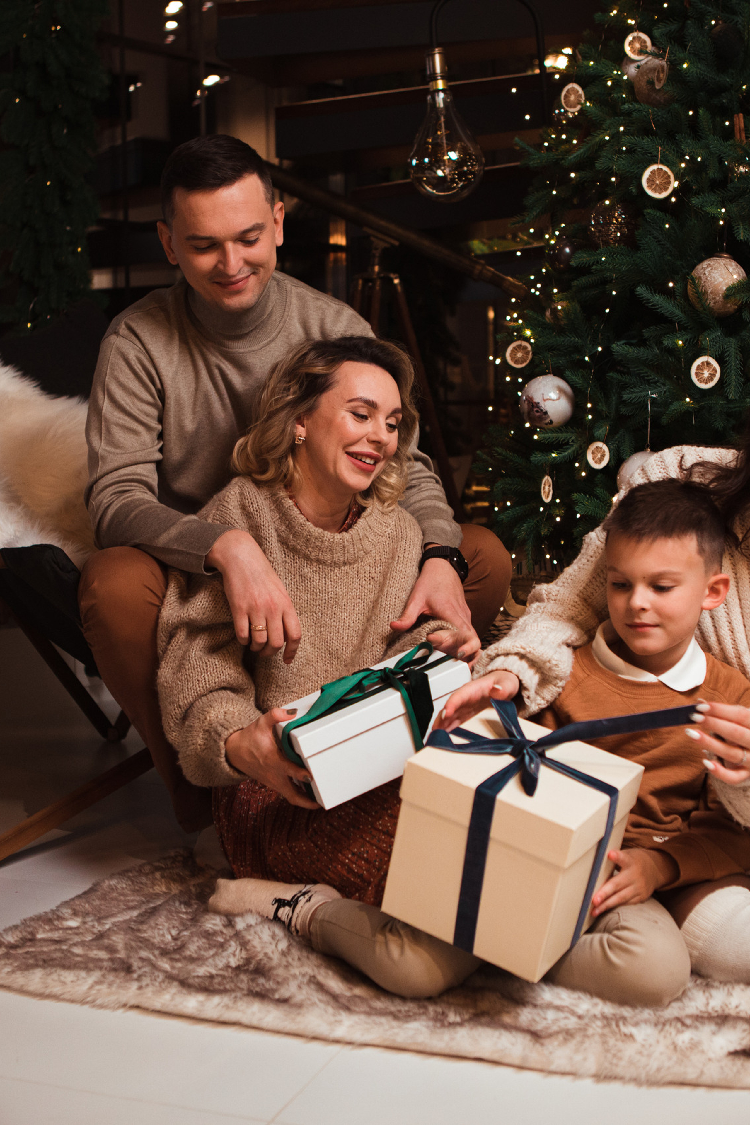 Новорічна сімейна фотосесія