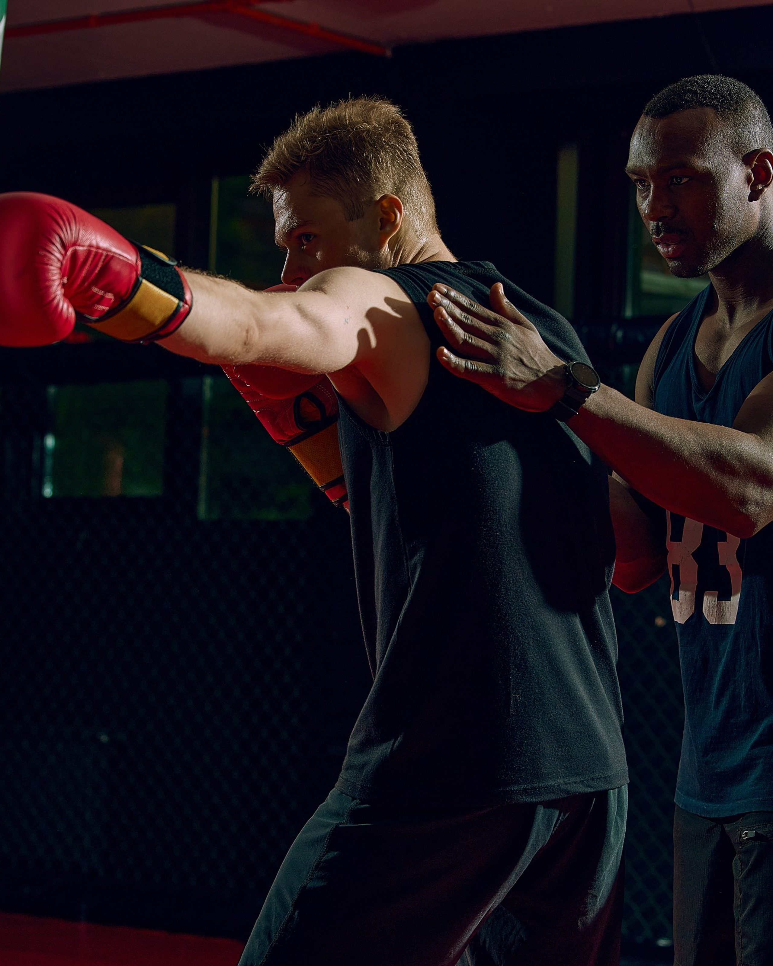 Sport personal training boxing