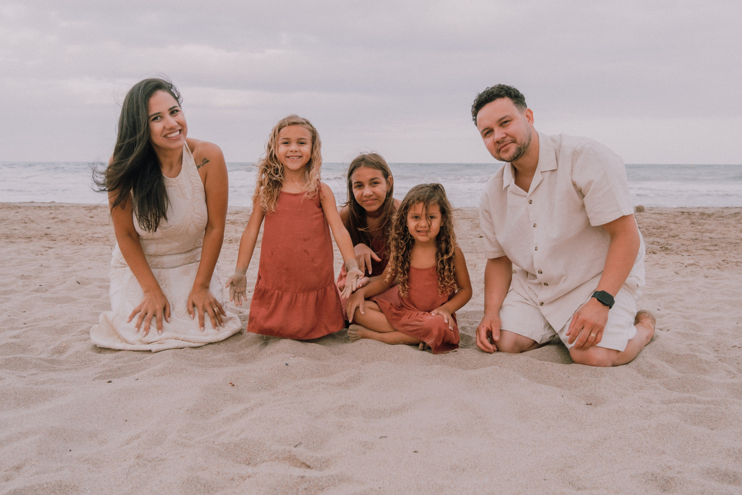Sesión familiar en&nbsp;la&nbsp;playa