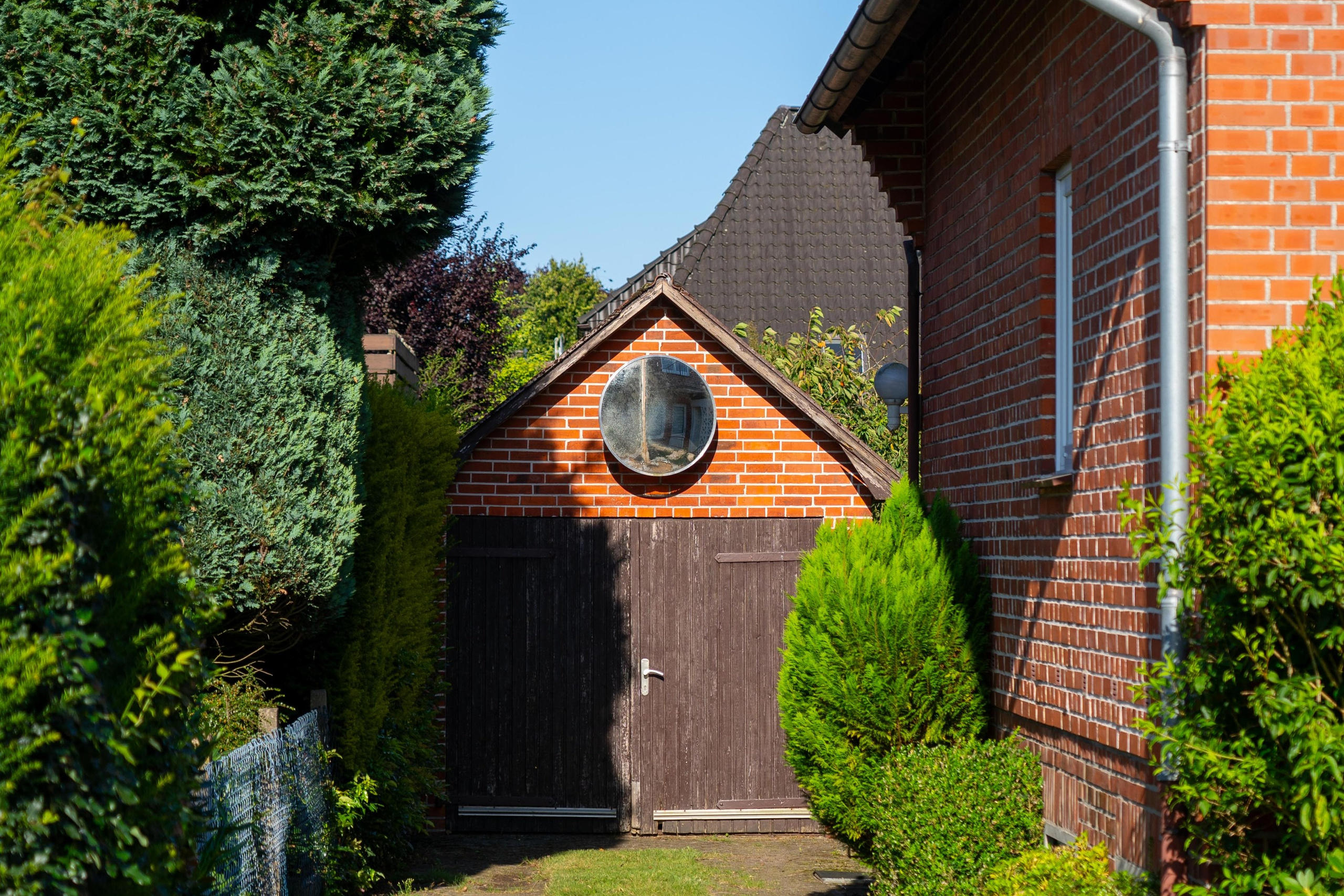 Einfamilienhaus Rotenburg Garage Zufahrt Außenbereich Immobilienfotografie
