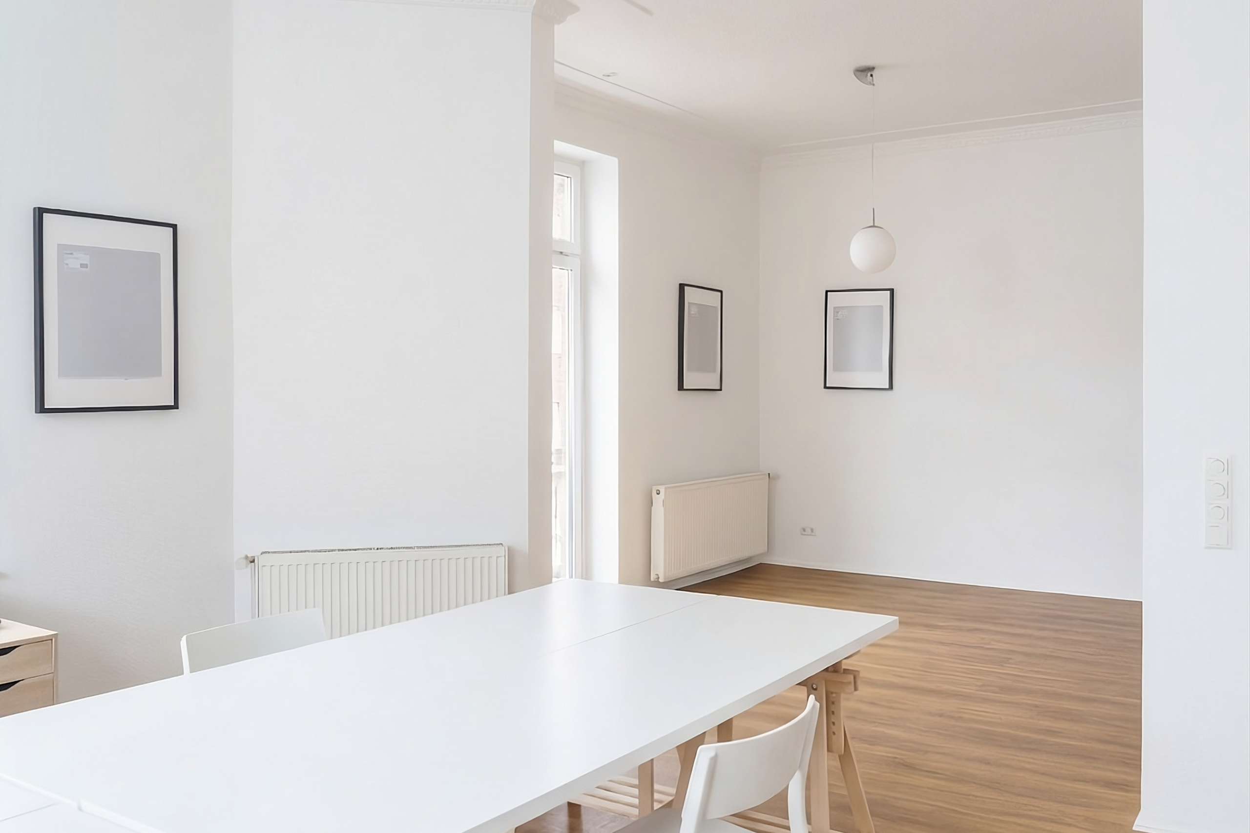 Modernes Büro Obergeschoss Bremen Gewerbeimmobilie Innenaufnahme Immobilienfotografie