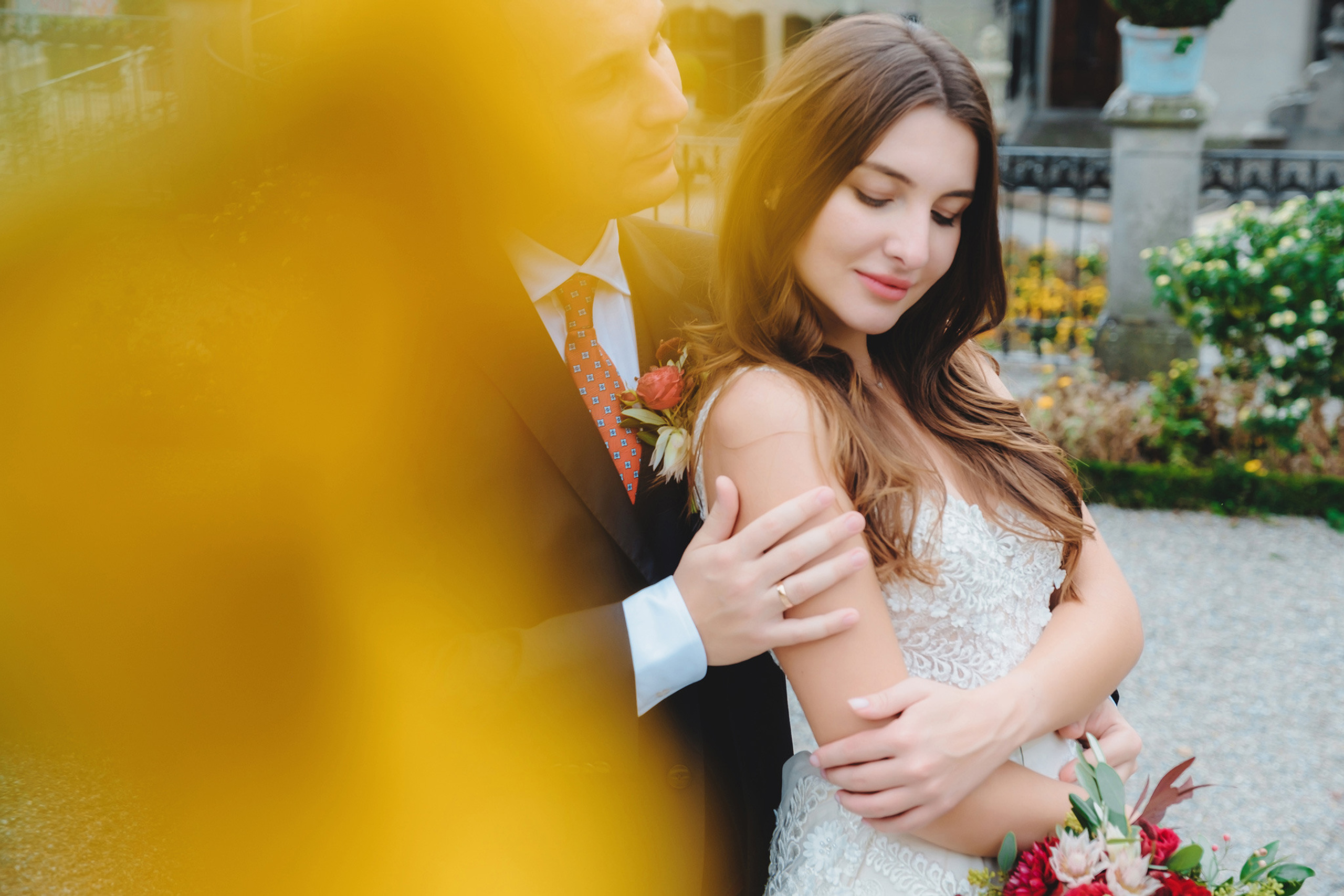 ANASTASIA + DMITRY | CIVIL WEDDING, ZÜRICH STADTHAUS | RECHBERG GARDEN