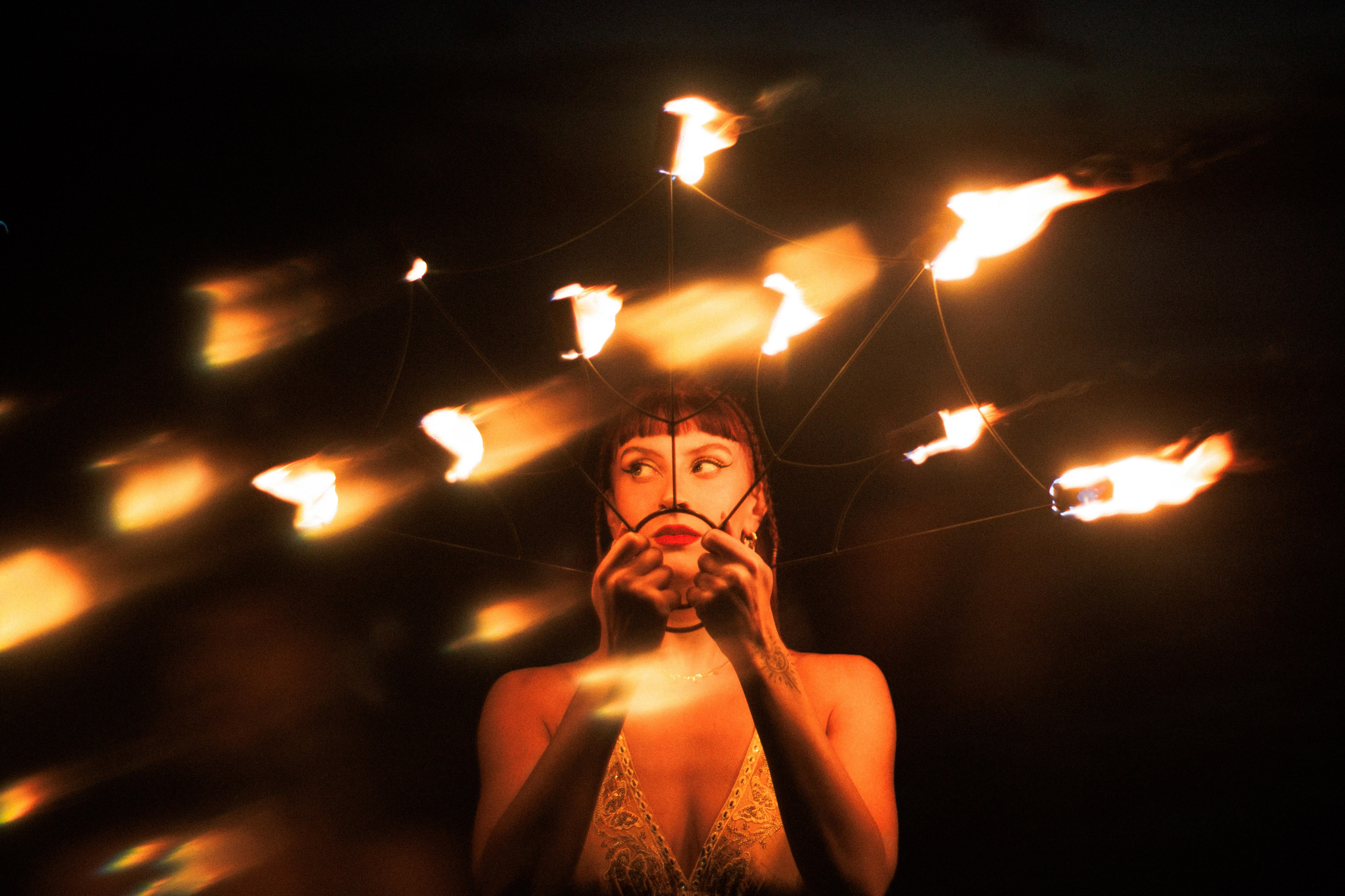 Jana the Fire dancer