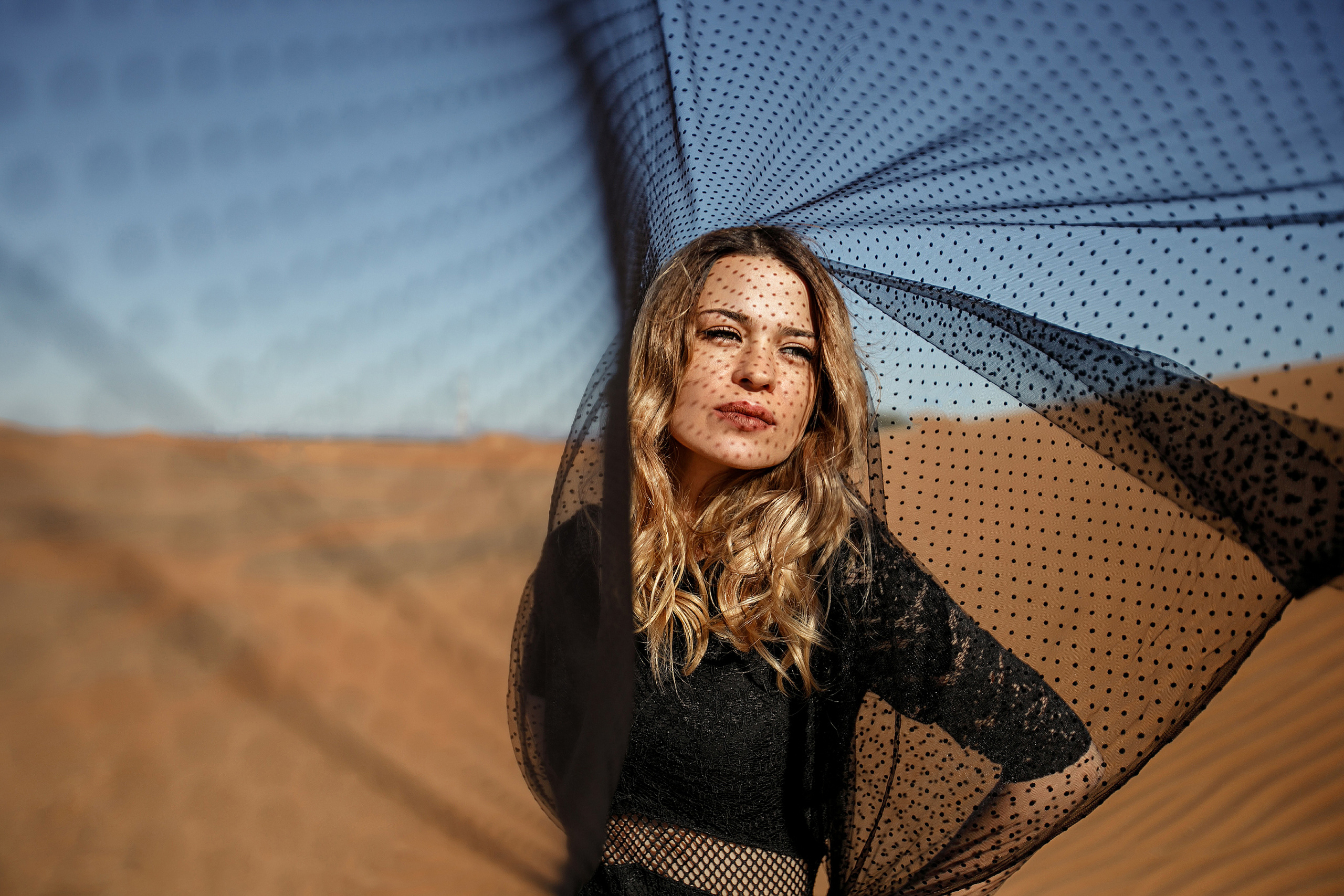 Irina. Fashion in desert