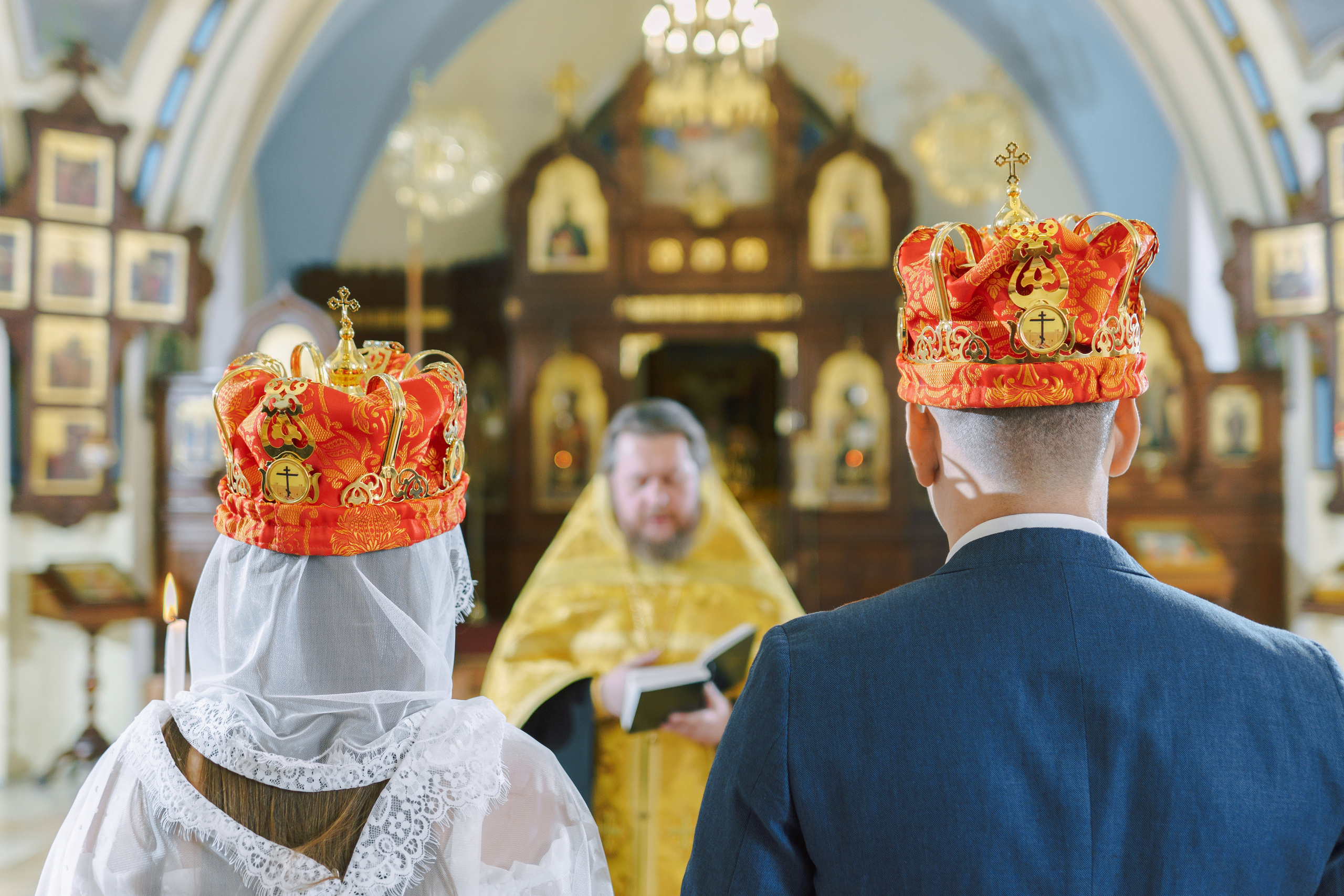 Church wedding in Jerusalem, Rostislav & Anna