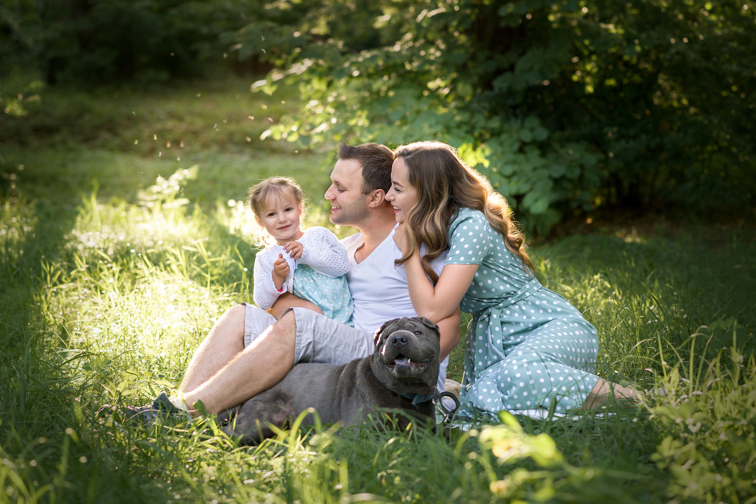 На природе