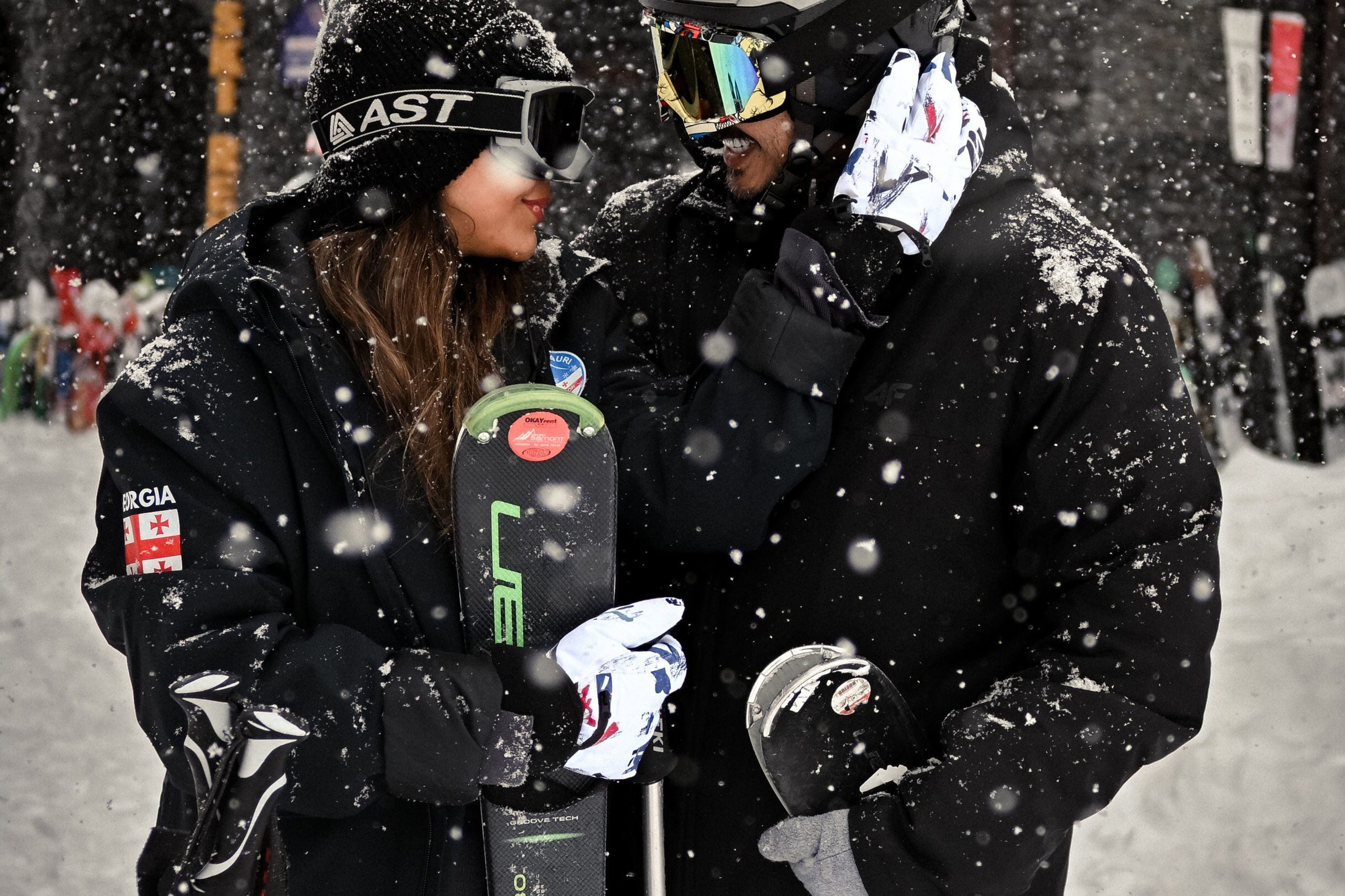 Love story фотосессия в горах, горная Лав Story фотосессия, снежная фотосессия. Фотограф Анталия Кемер Белек Сиде Каш Алания