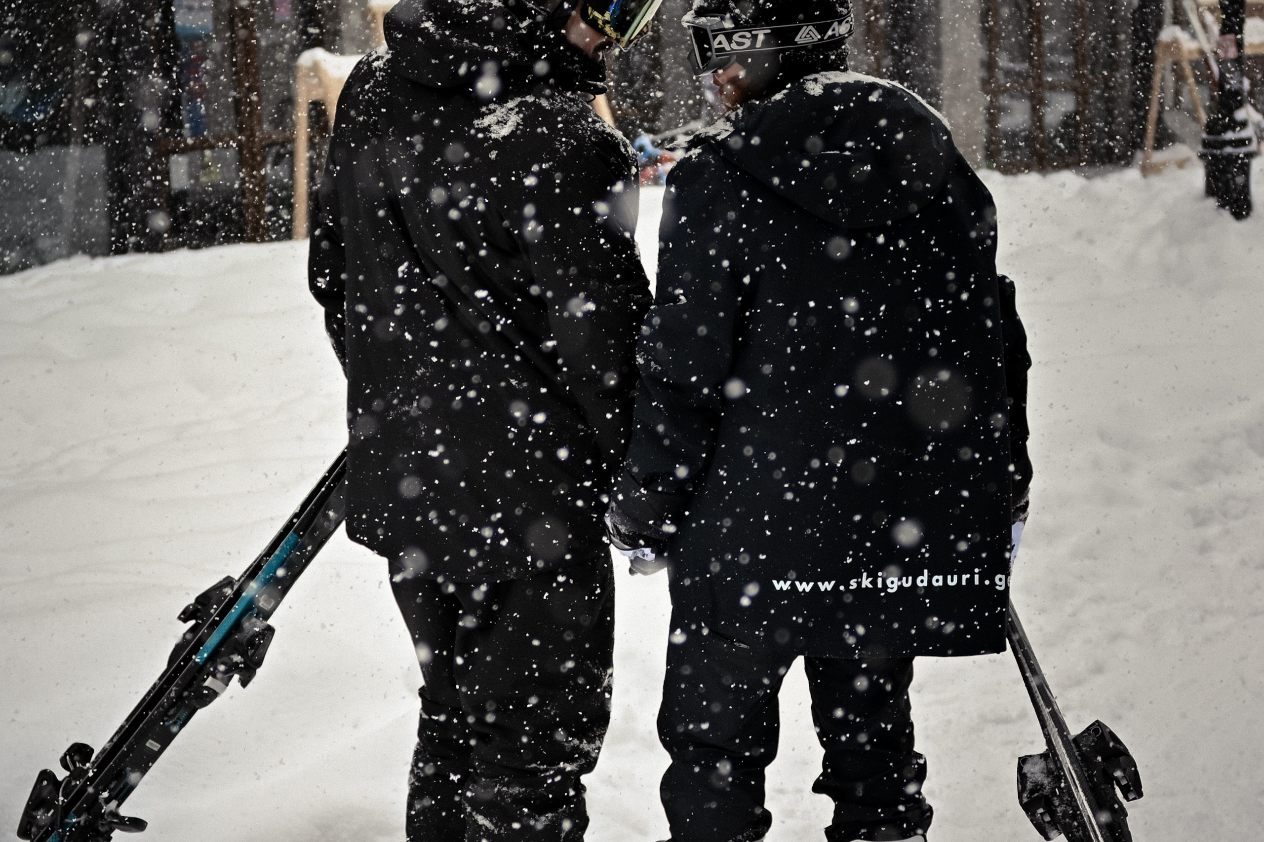 Лыжная фотосессия в горах. Фотограф Анталия Кемер Белек Сиде Каш Алания