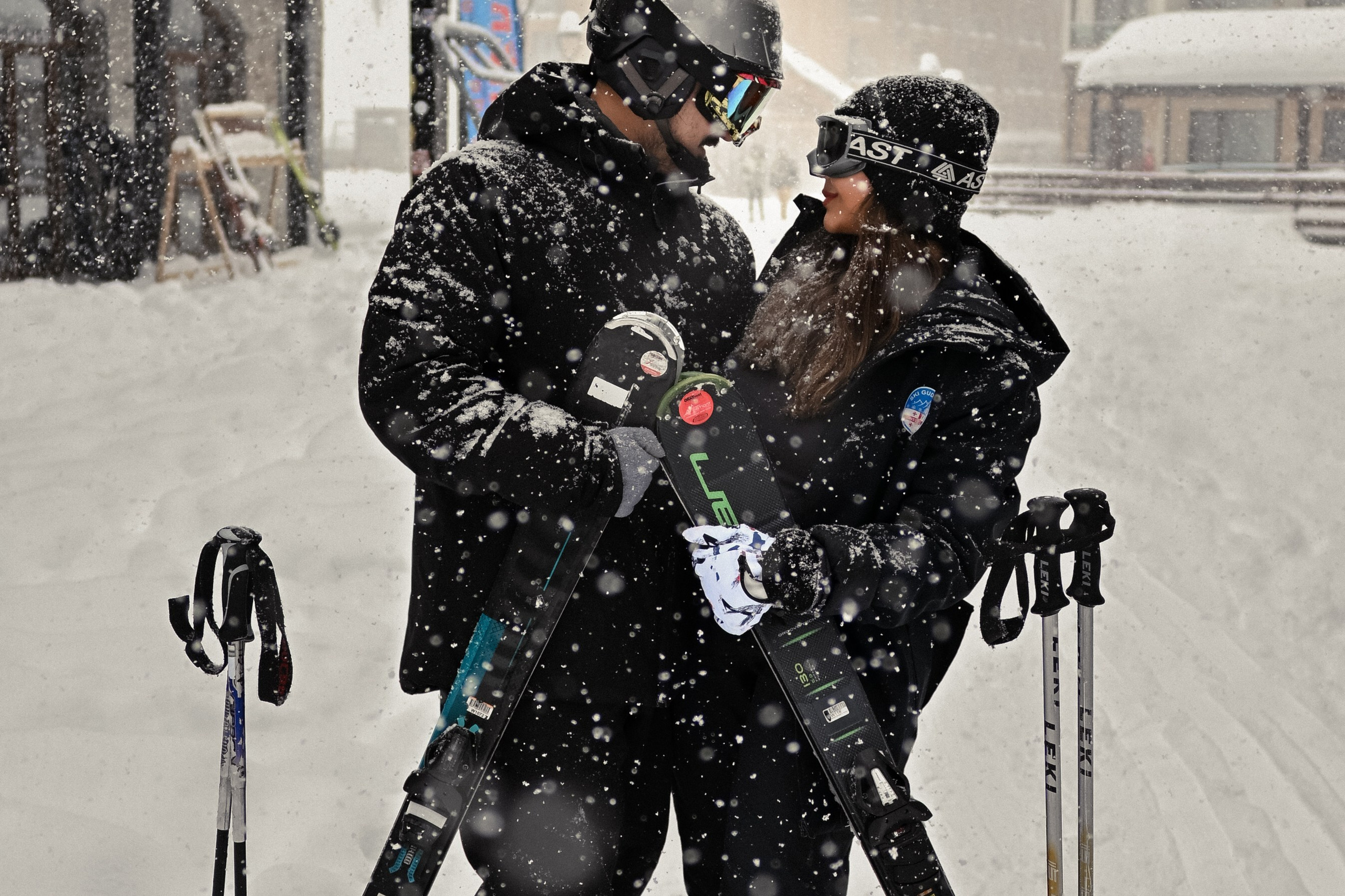 Love story фотосессия в горах, горная Лав Story фотосессия, снежная фотосессия. Фотограф Анталия Кемер Белек Сиде Каш Алания