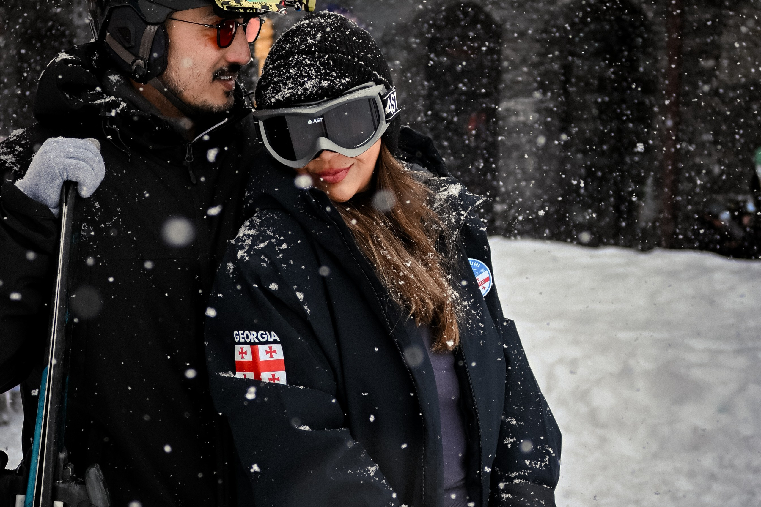 Love story фотосессия в горах, горная Лав Story фотосессия, снежная фотосессия. Фотограф Анталия Кемер Белек Сиде Каш Алания