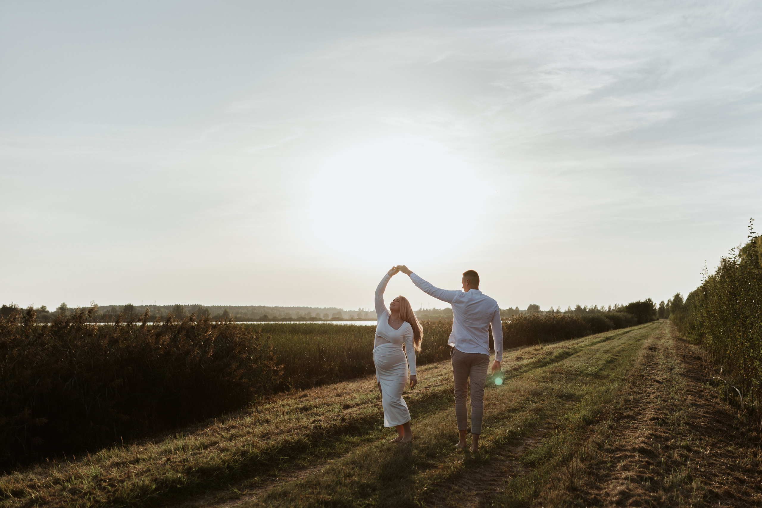 Diana ir Paulius — laukimo fotosesija Marijampolėje