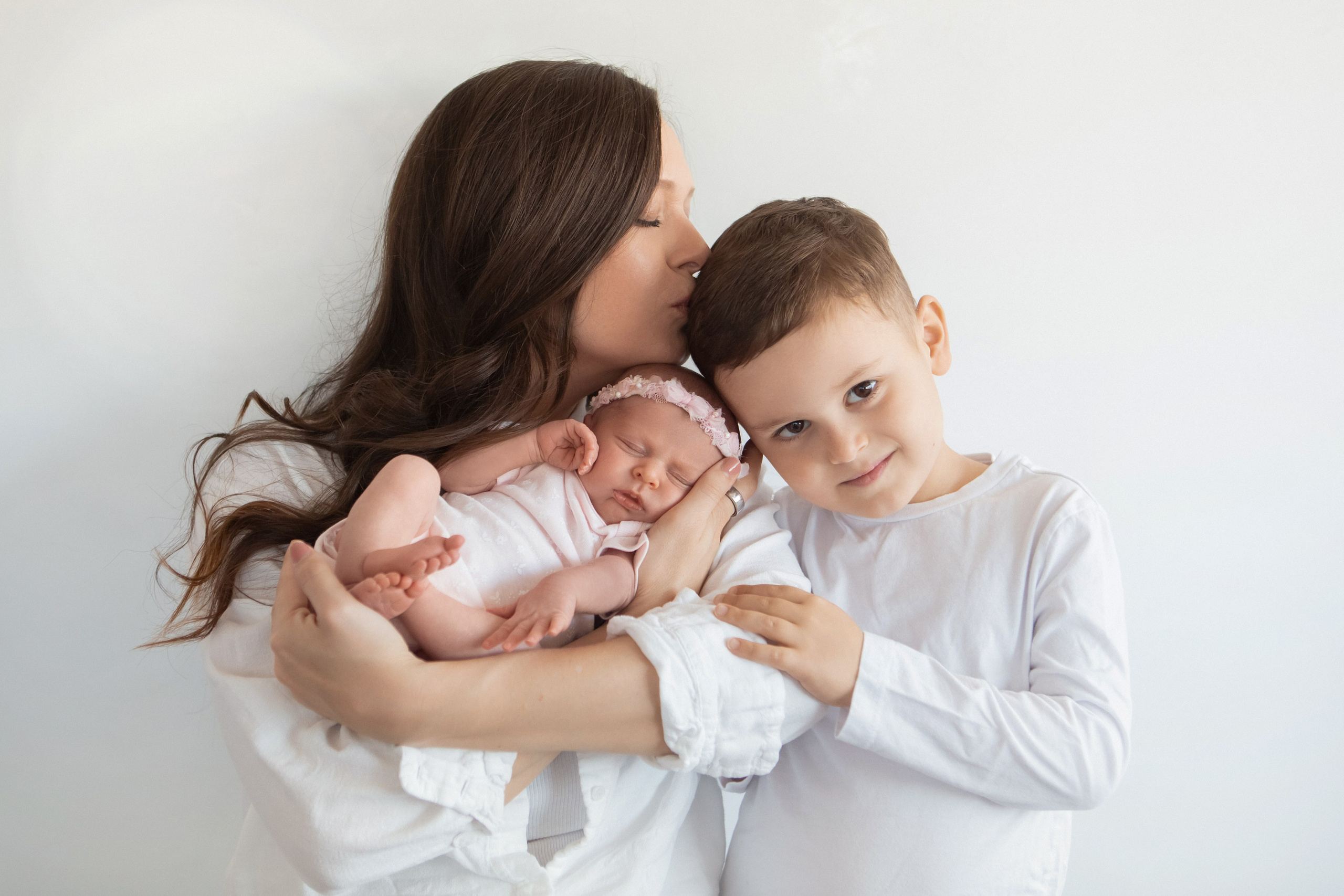 Newborn baby details during a photography session