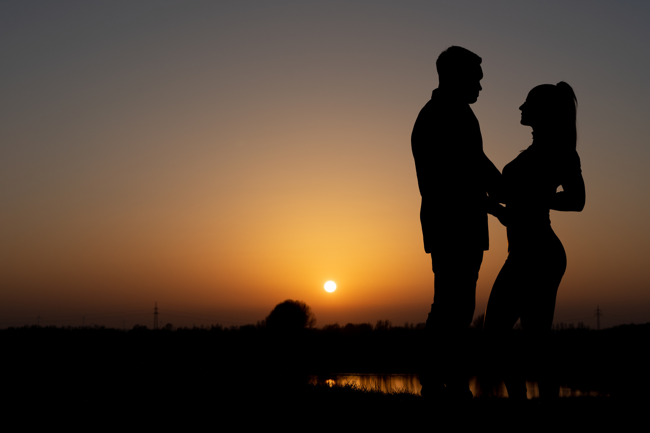 Pärchenshooting - Sonnenuntergang