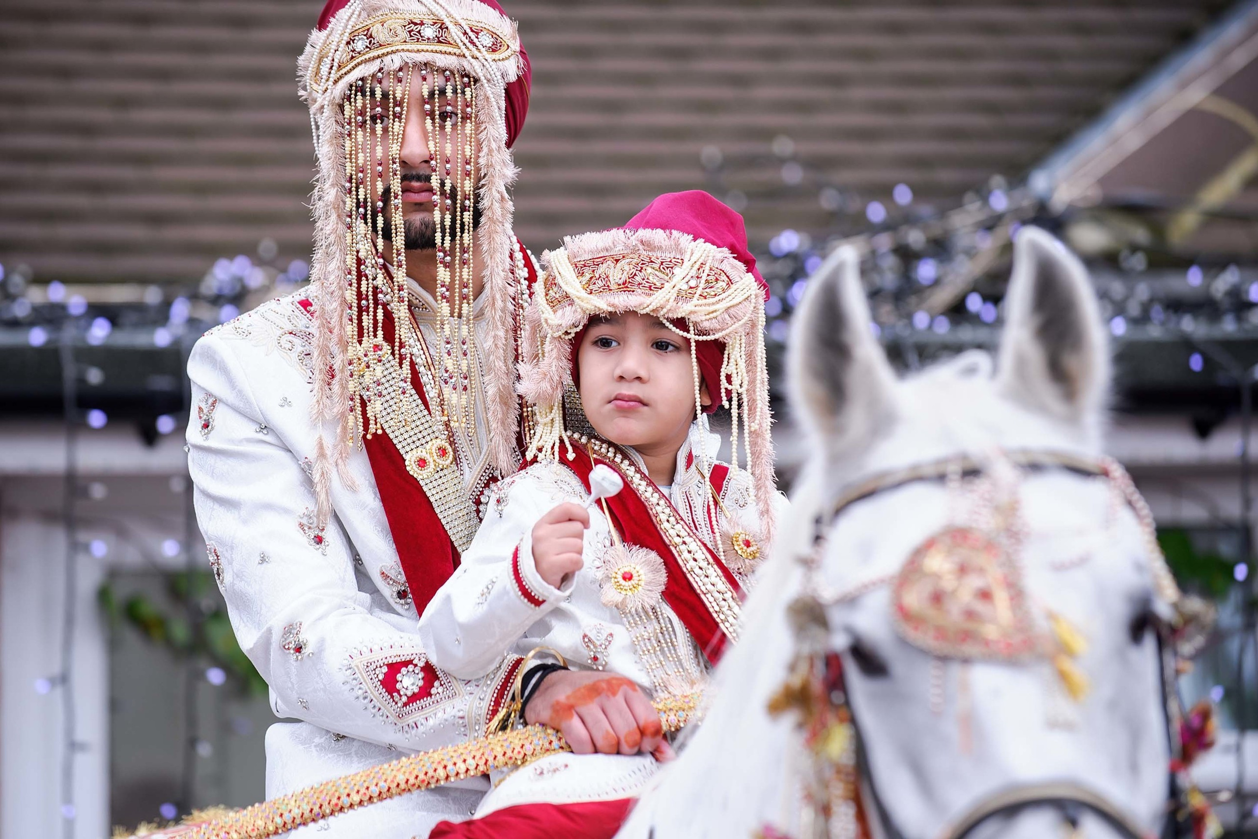 Wedding photographer Southall, London UK SIkh groom on horse Nikon D850