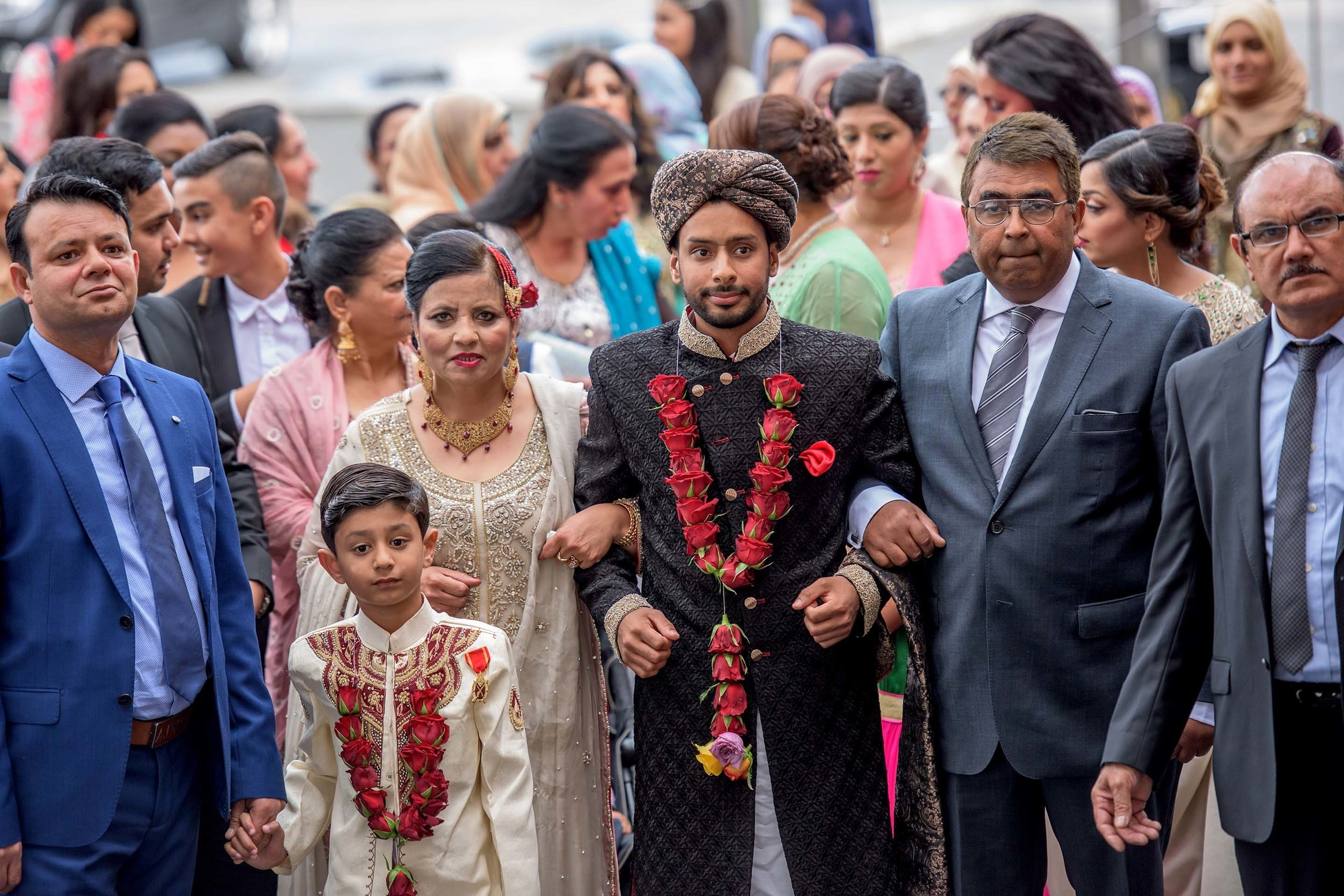 Pakistani Wedding photographer Scandic Holmenkollen Park Oslo Norway Nikon D850 Bride getting emotional