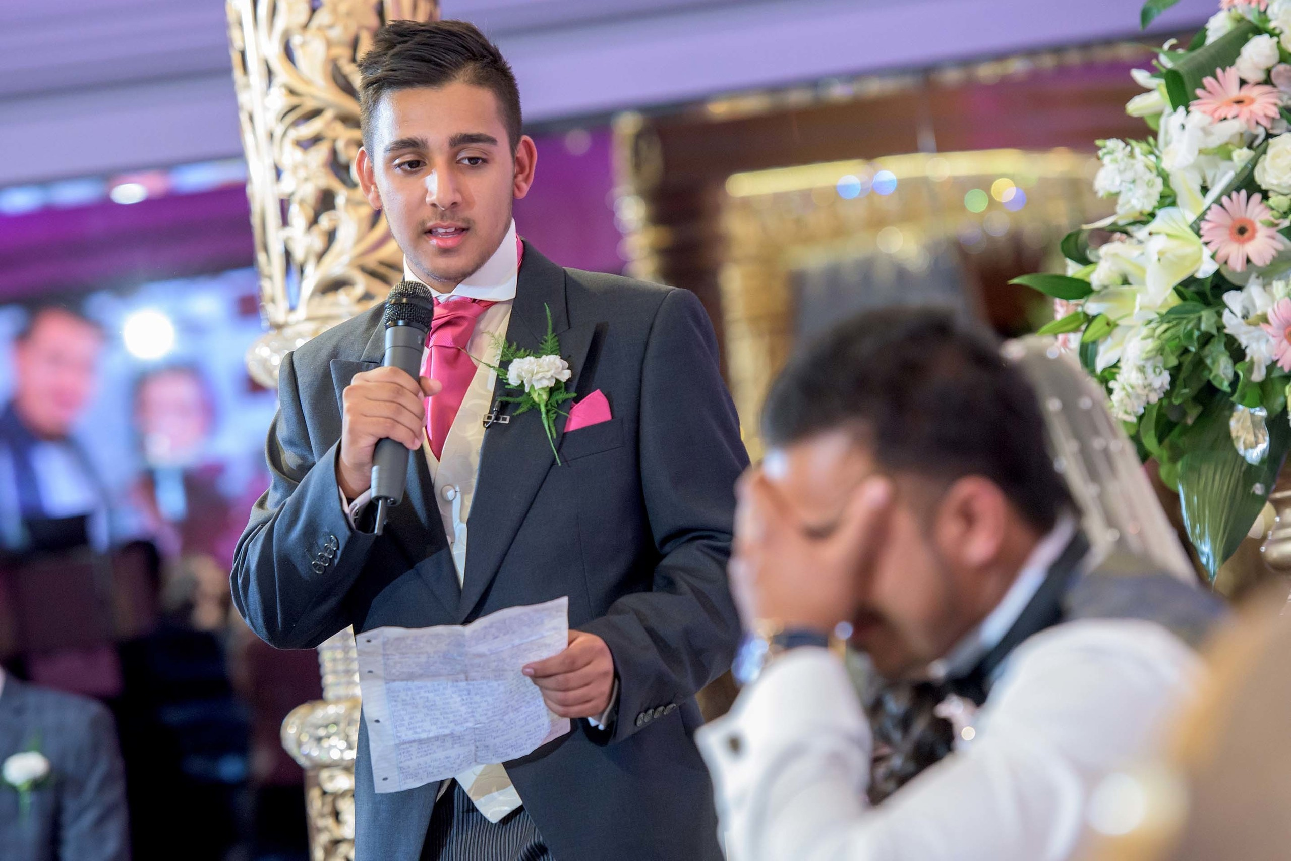 Wedding photographer Royal Nawaab London UK Nikon D850 wedding reception