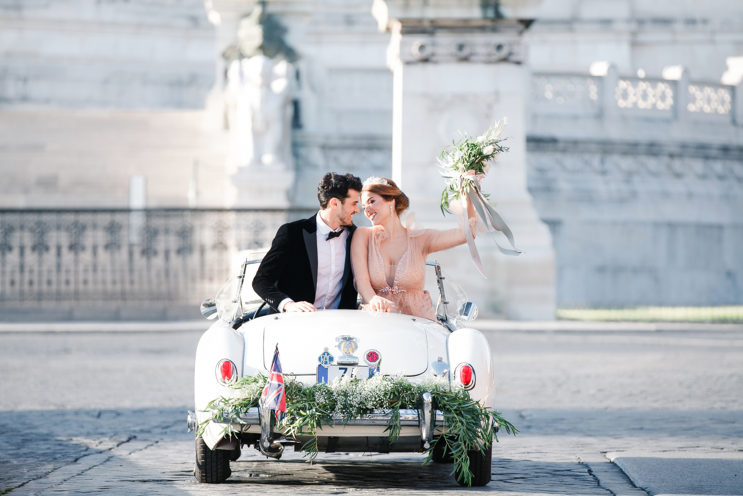 Rome Piazza Venezia & Coliseum Love Story