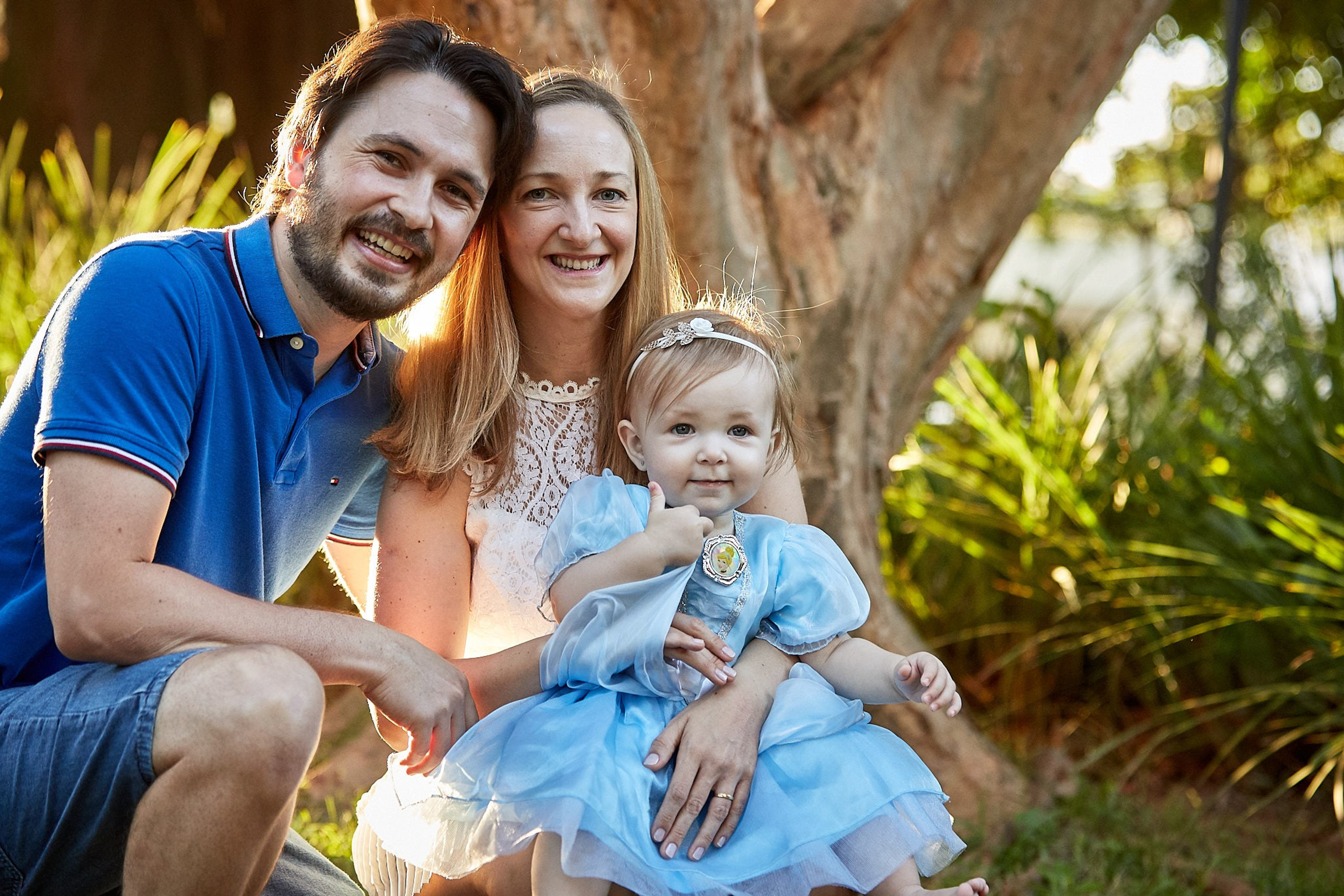 Edna e Marco Túlio e Ana Júlia