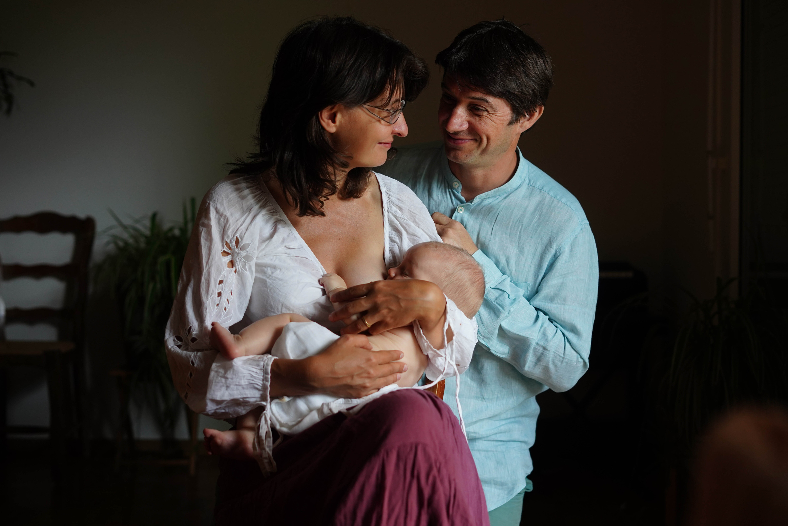 Baby Philippe, Anna and Pierre-Emmanuel