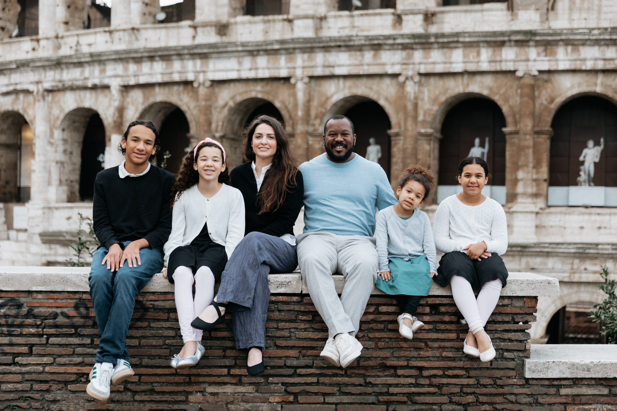 Family photoshoot in Rome