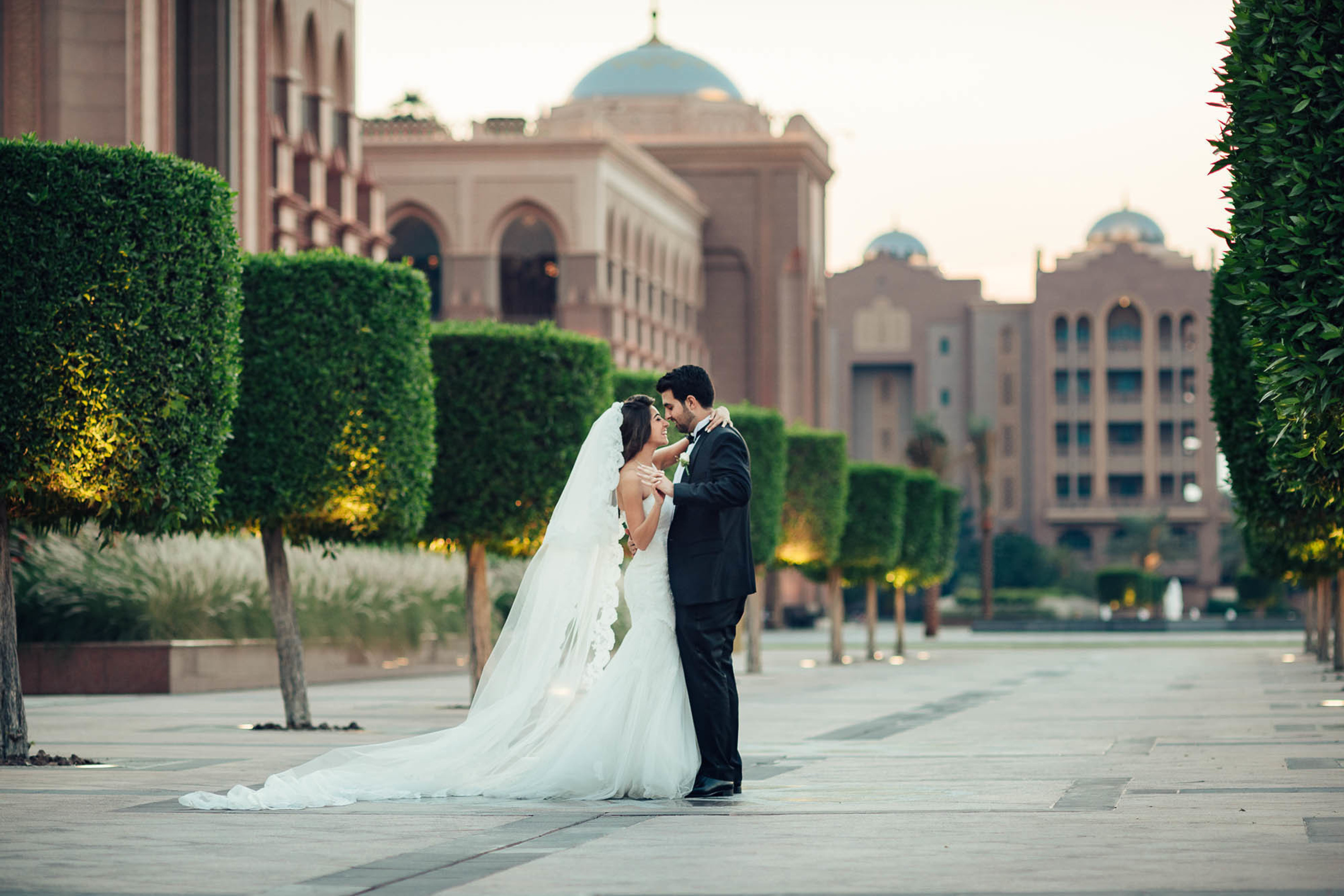 Wedding in Emirates Palace in Abu Dhabi.