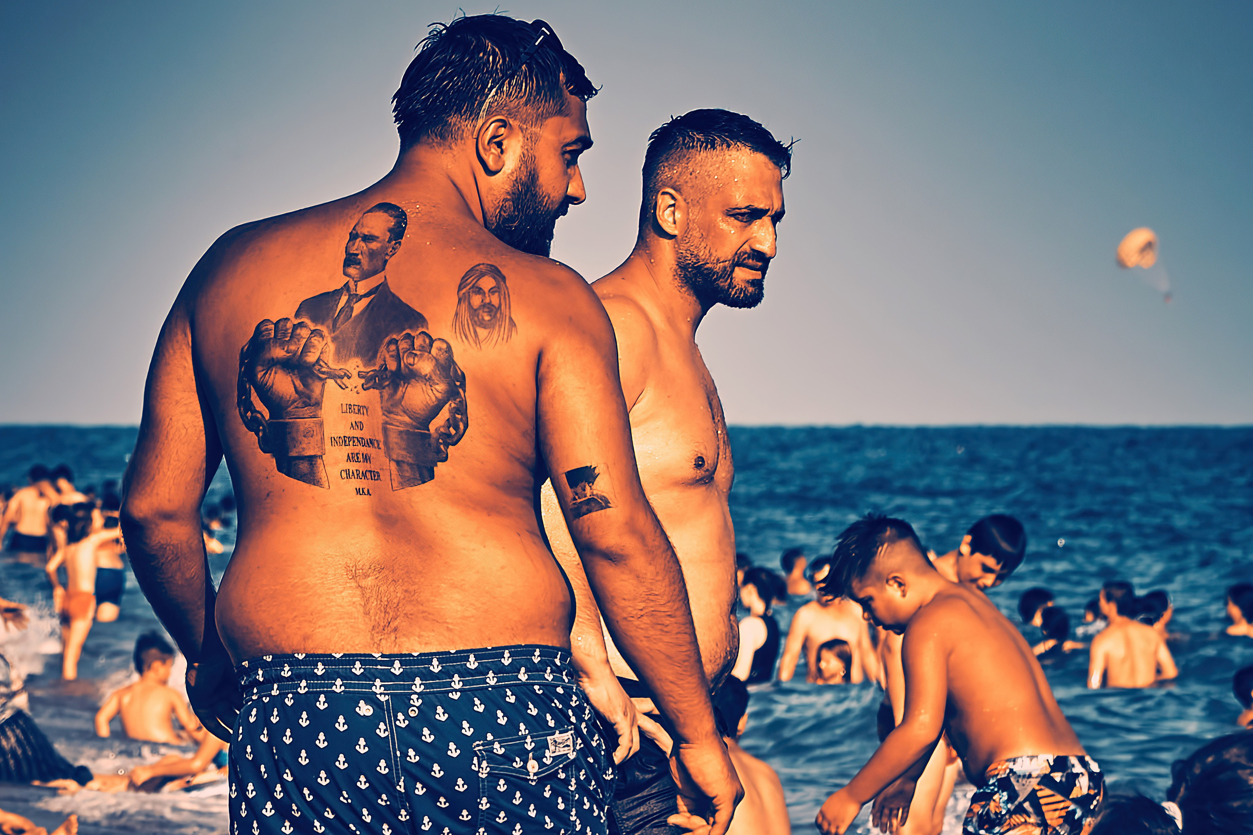 Antalya. Plaża. Mustafa Kemal Atatürk.