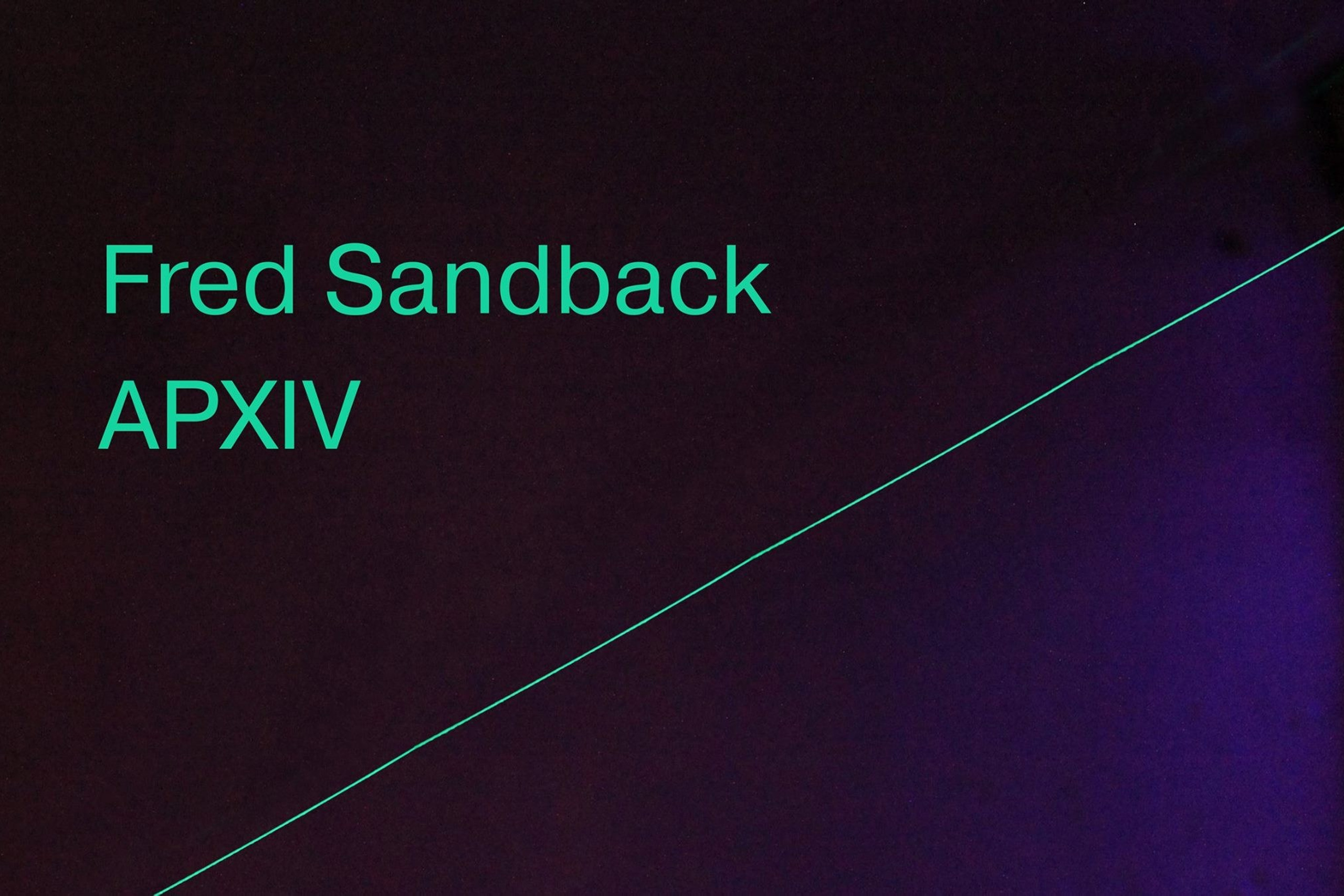 Fred Sandback