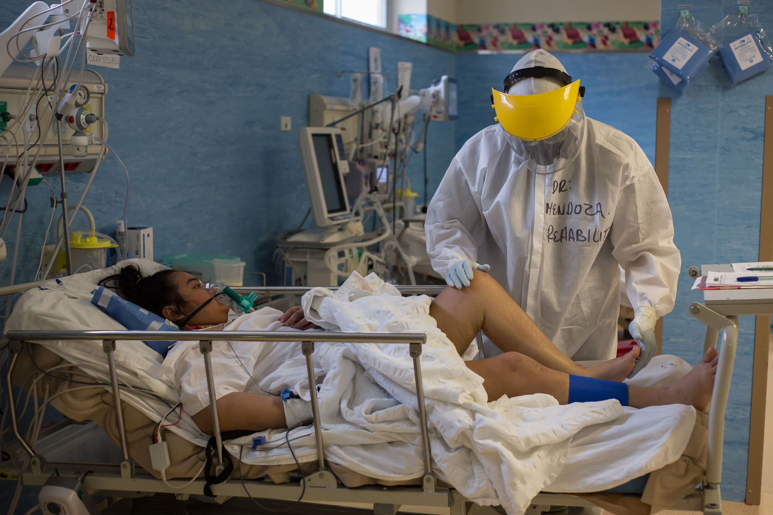 Fisioterapeutas en UCI - COVID19