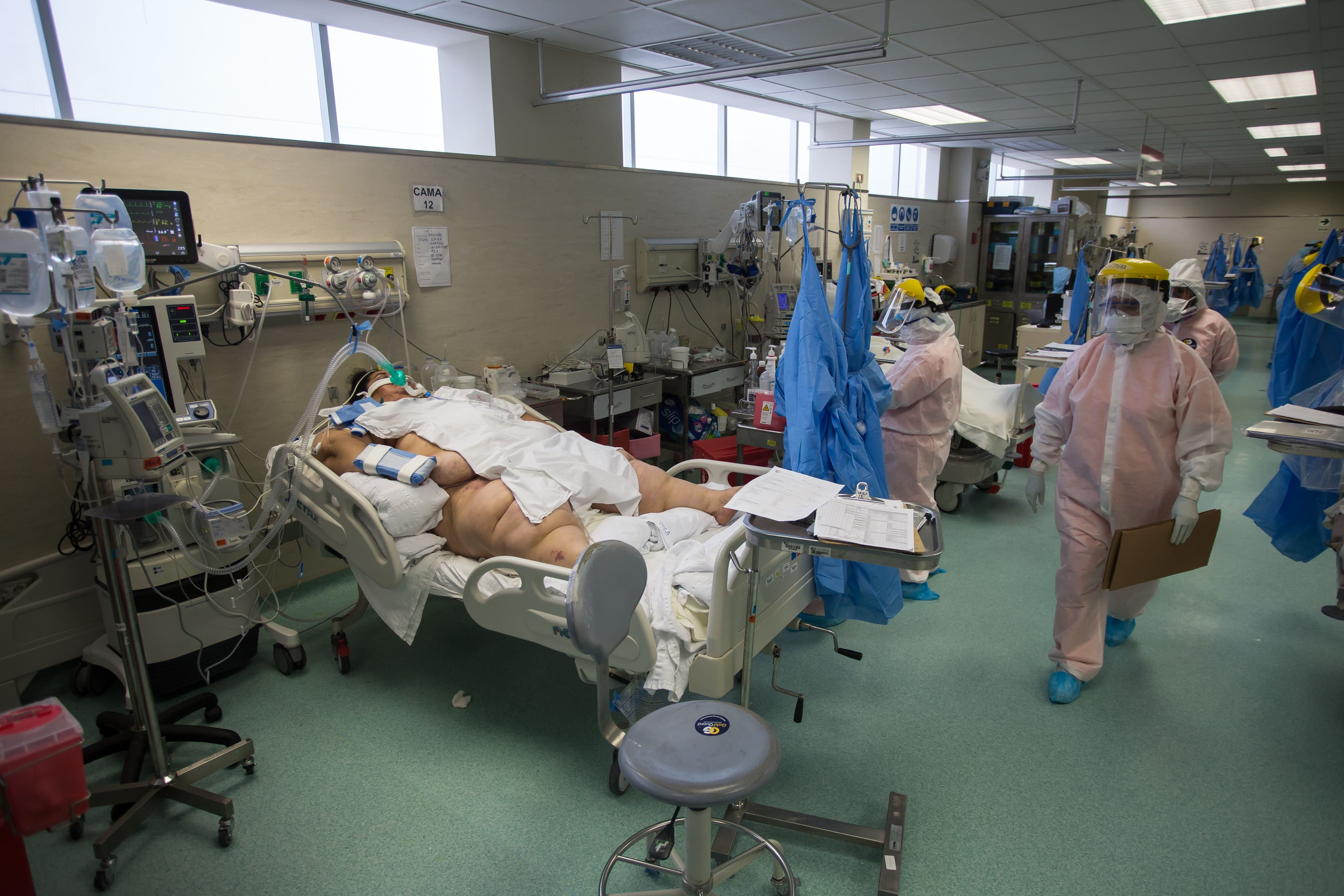 Fisioterapeutas en UCI - COVID19