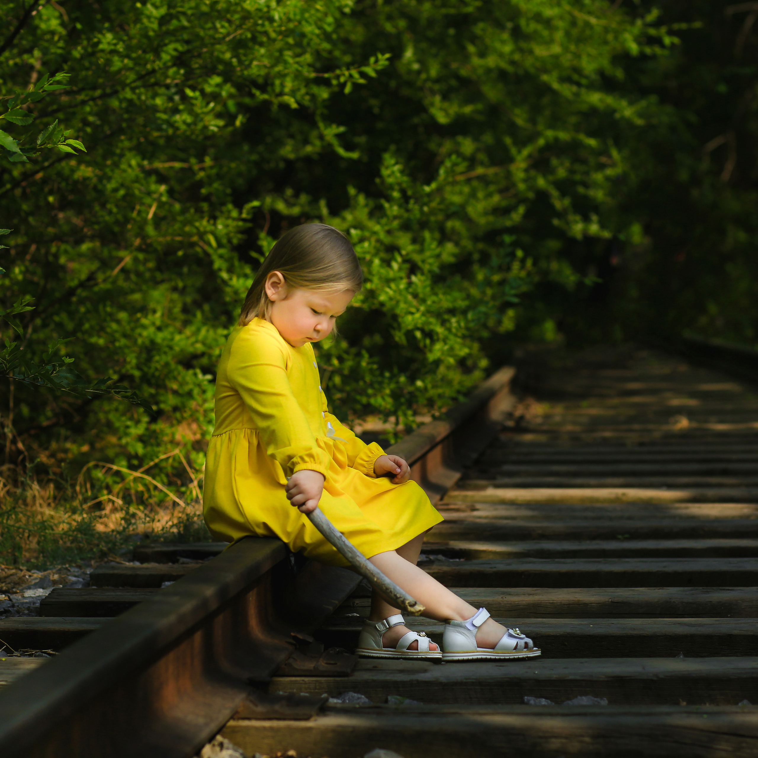 Двое на рельсах. Фотограф в Ташкенте Надежда Исаева