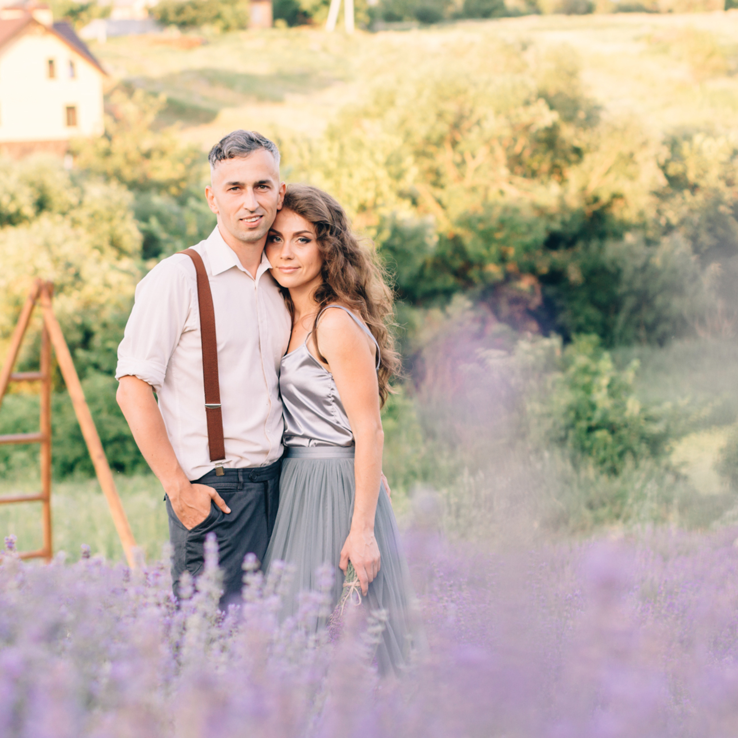 Любовь цвета лаванда — Рома и Оля