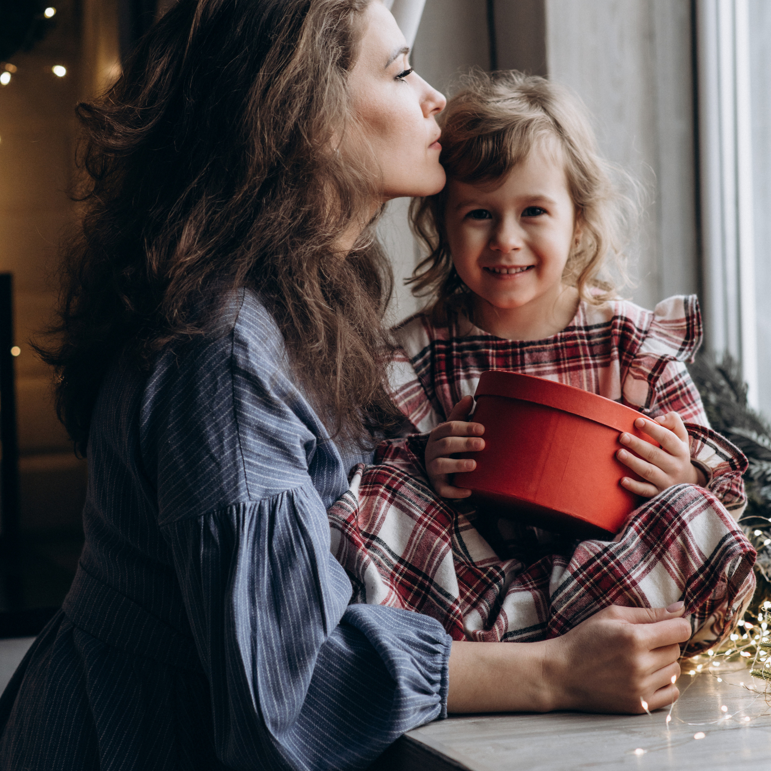 Новорічна сімейна зйомка у студії