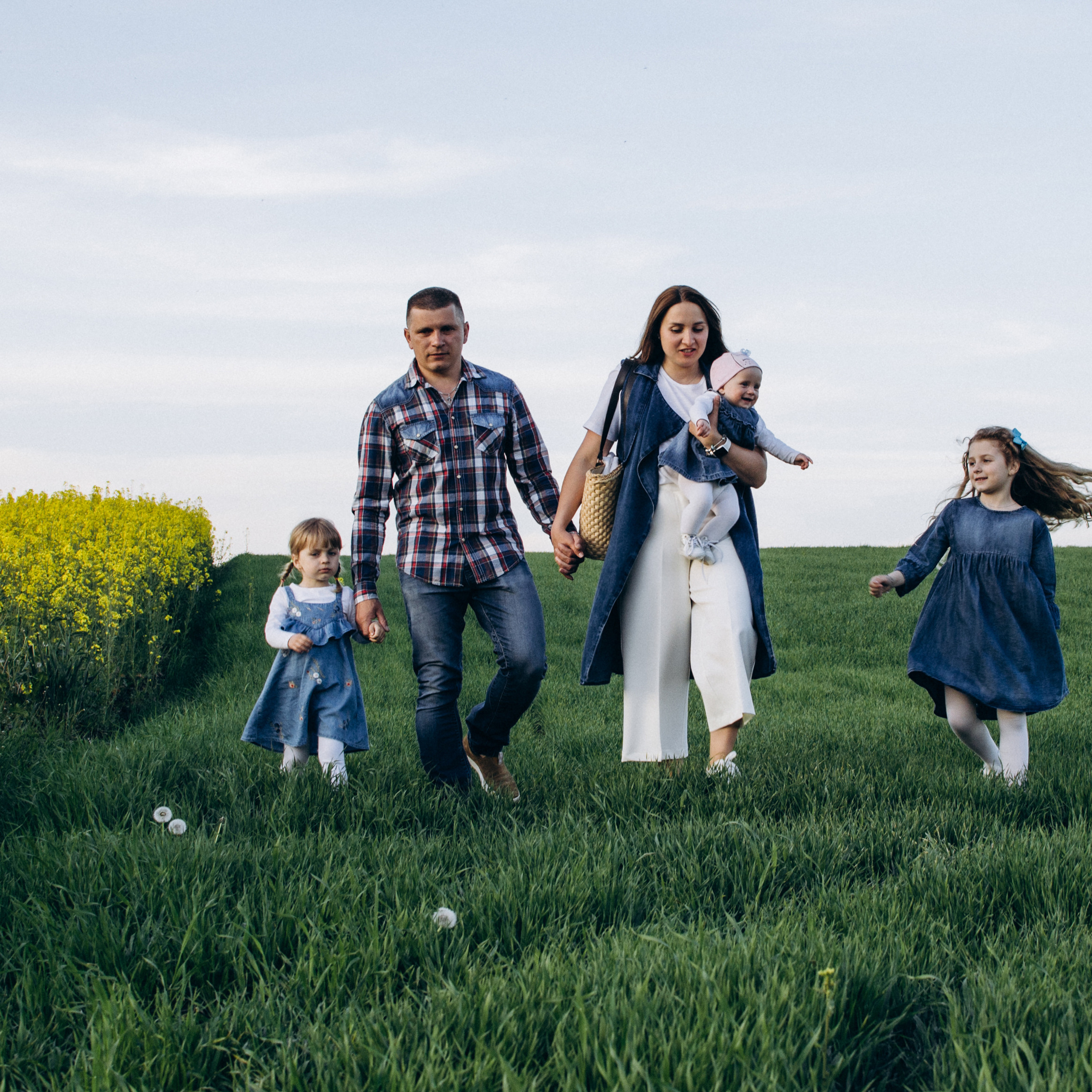 Сімейна фотосесія. Тарас, Тетяна, Орися, Яринка, Софія. Тернопільська обл.