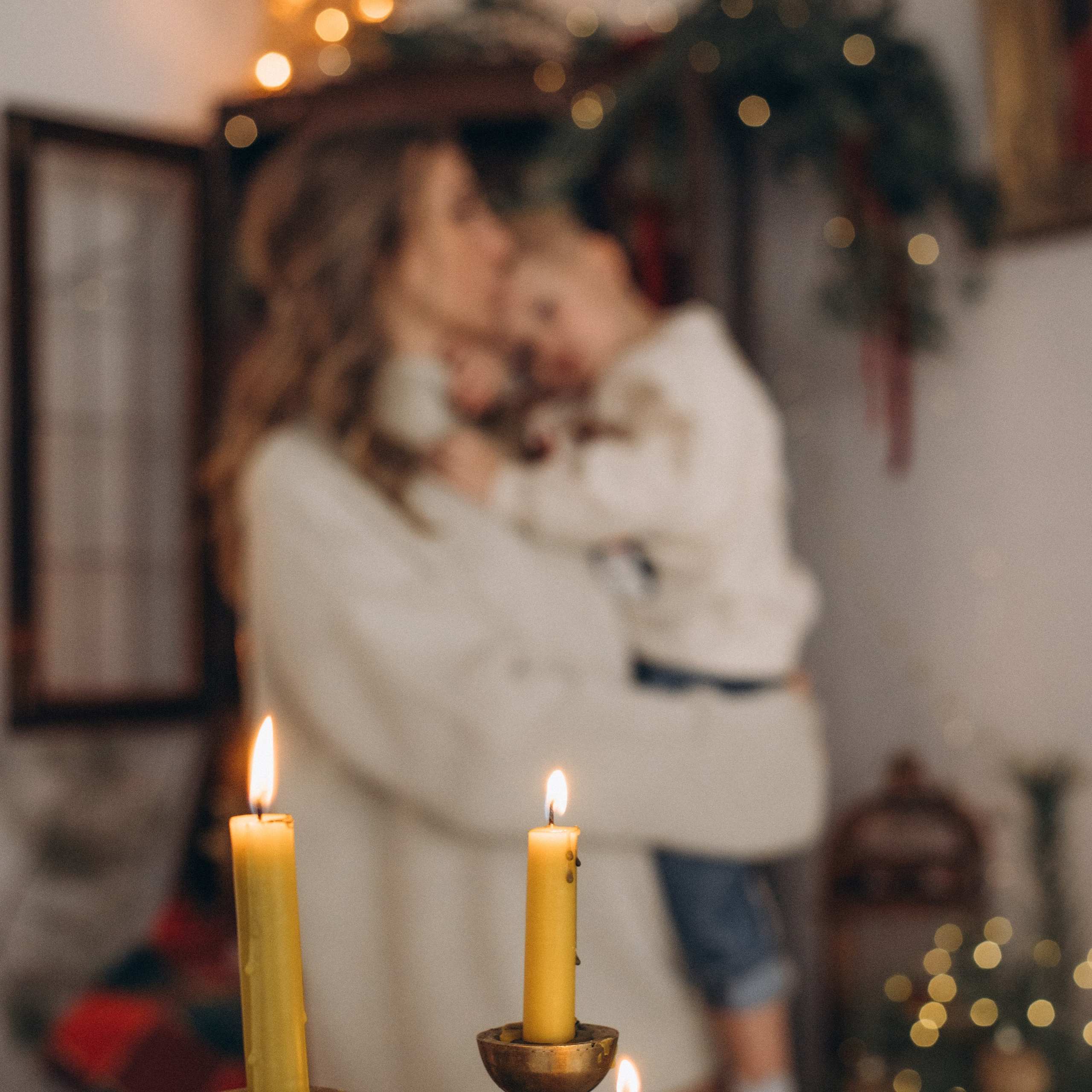 Новорічна сімейна фотосесія у студії Тернопіль, фотосесія мами та дитини, сімейний фотограф Тернопіль, новорічна зйомка