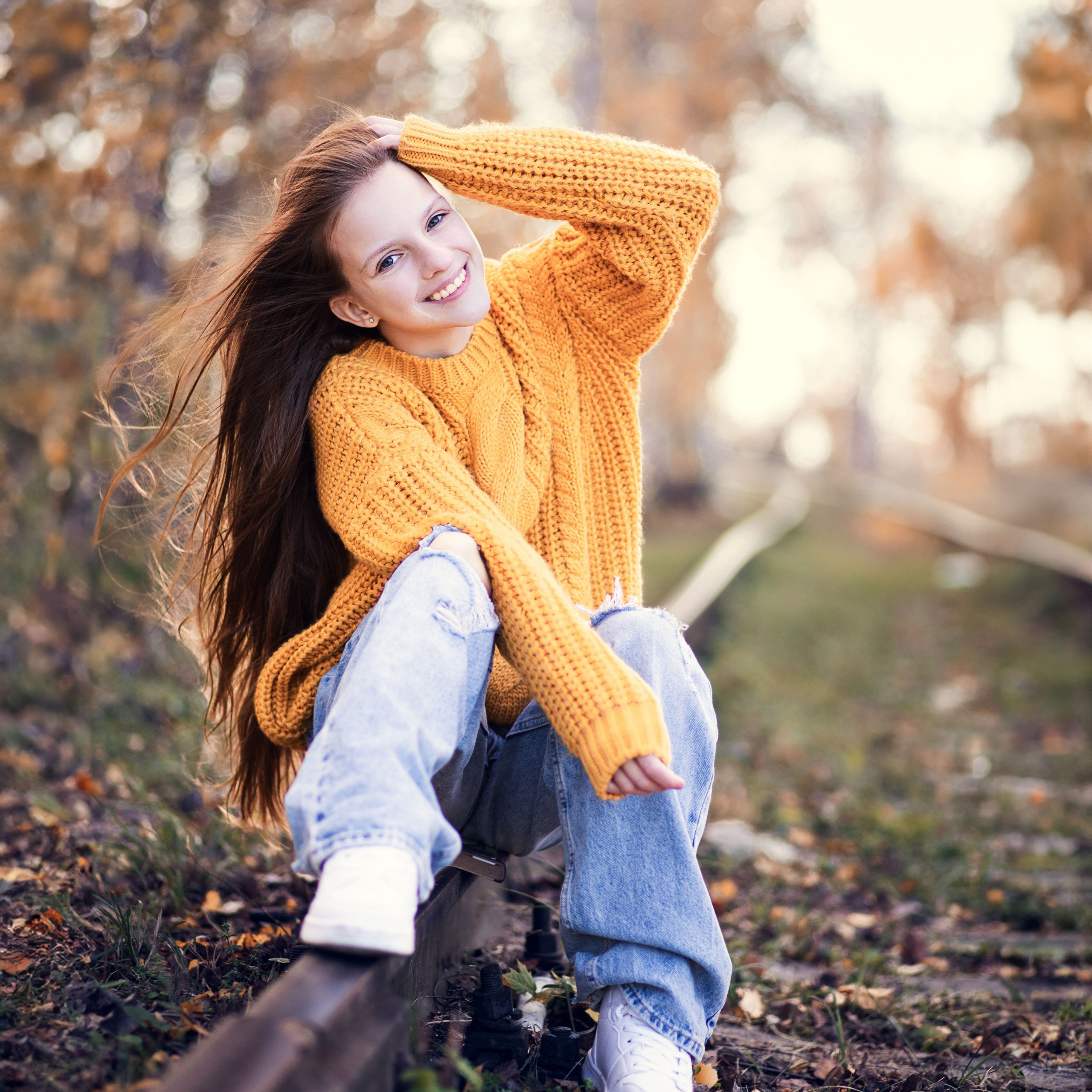 Теплий листопад з Юлею