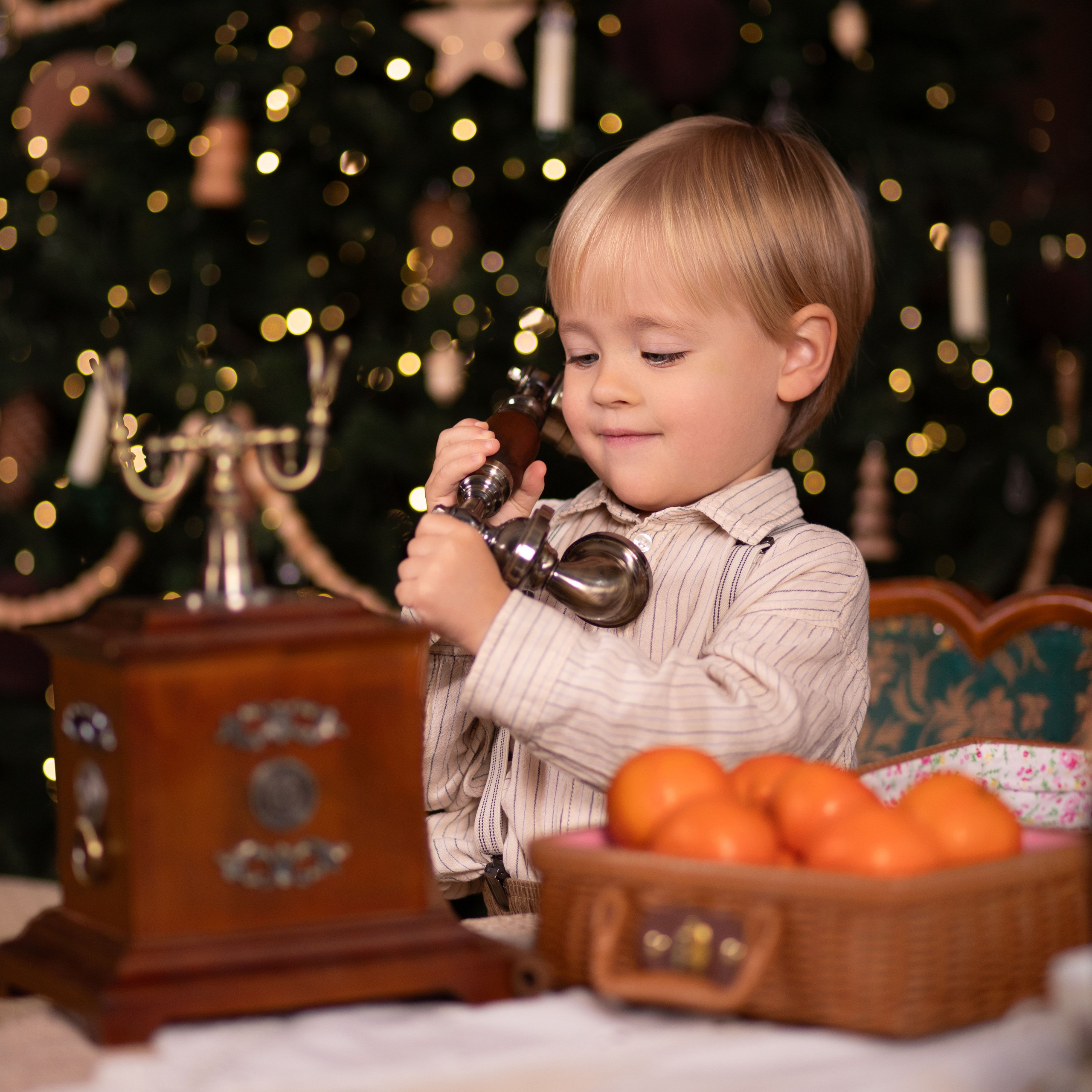 Новорічна дитяча фотозйомка «Мандариновий час»