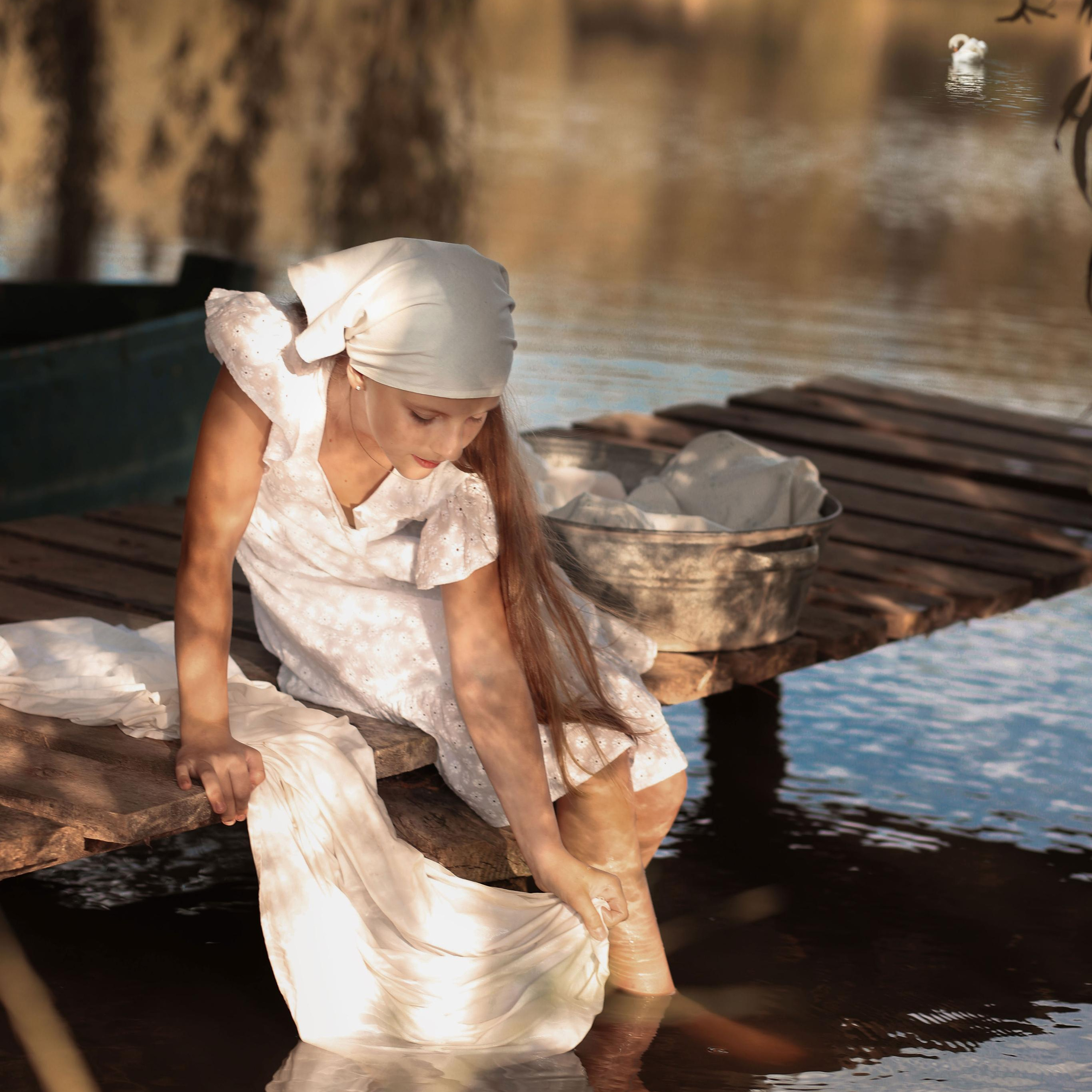 Фотосесія «Прання на озері»