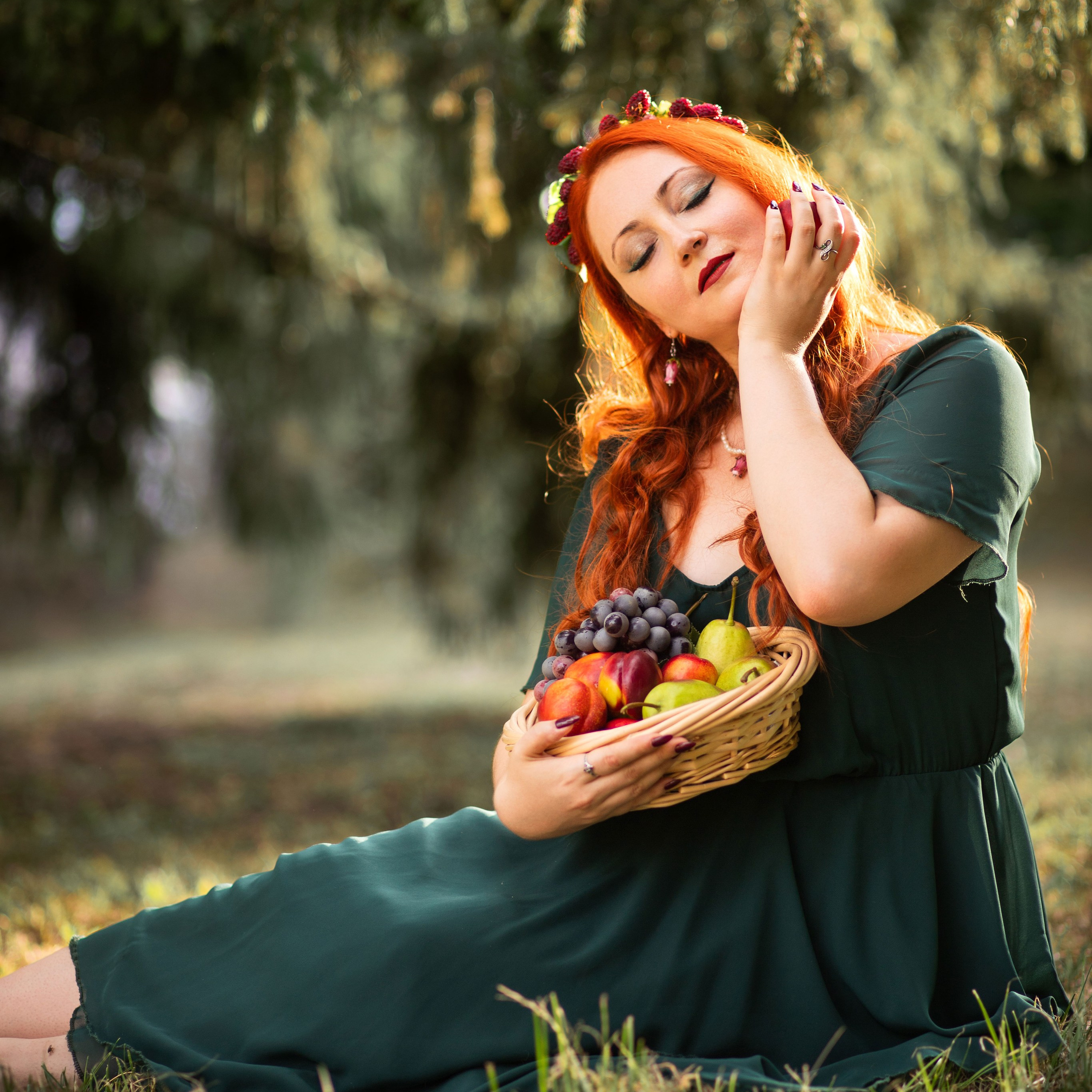 Жіноча фотозйомка з Марією «Краса стиглих фруктів»