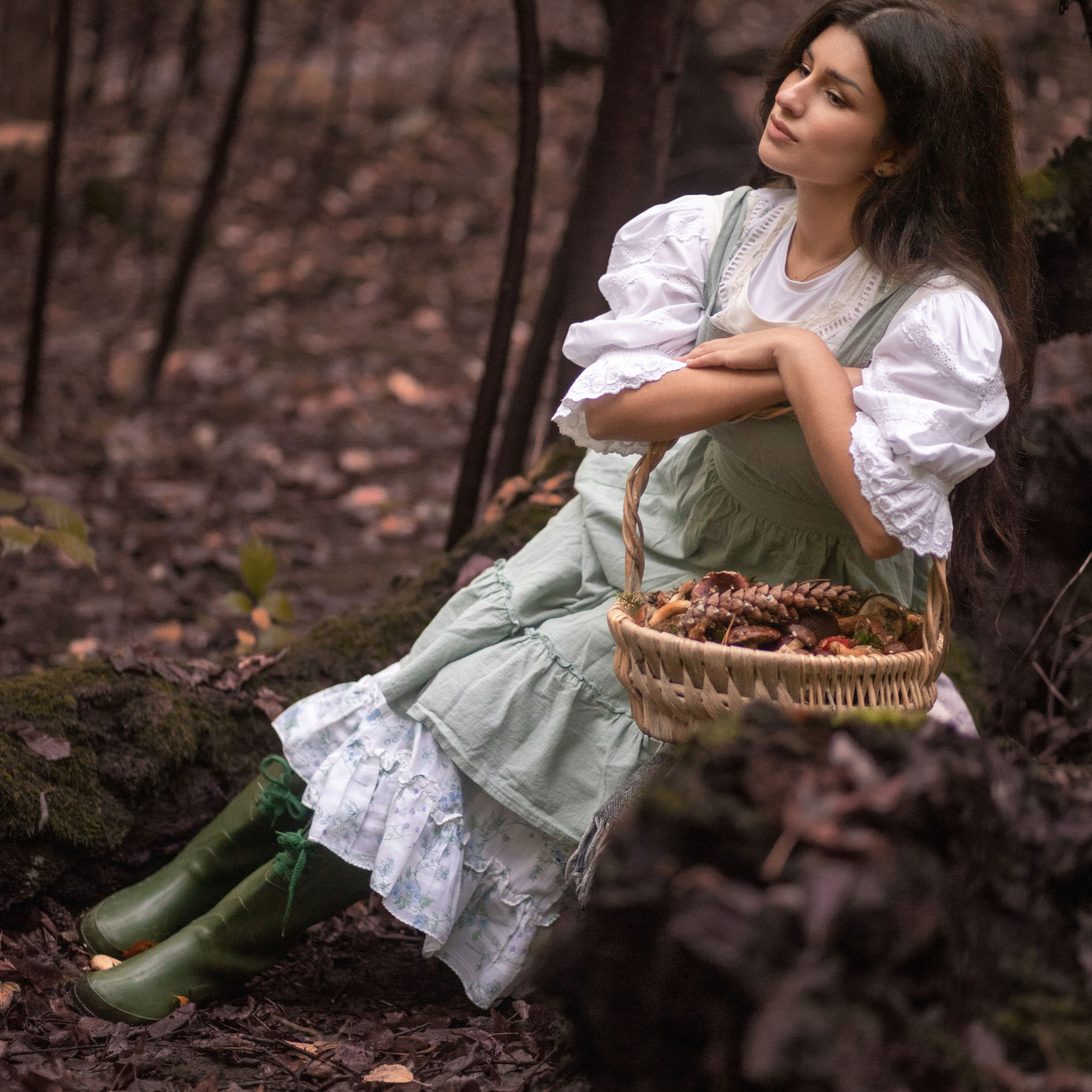 Фотосесія в осінньому лісі з Лідією