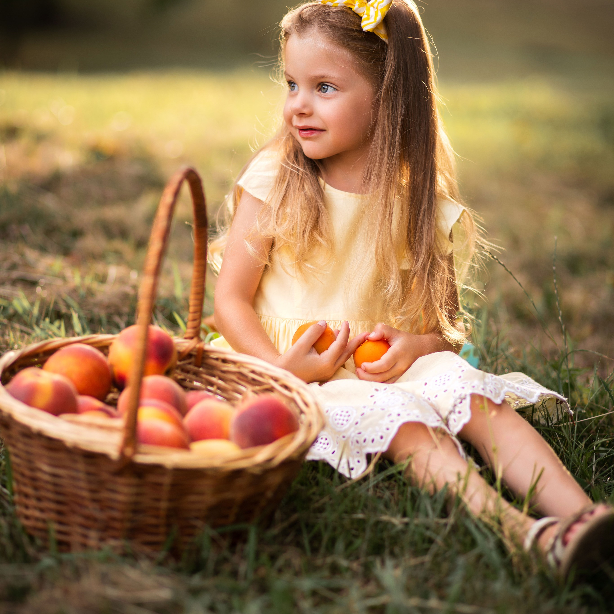 Дитяча фруктова фотосесія