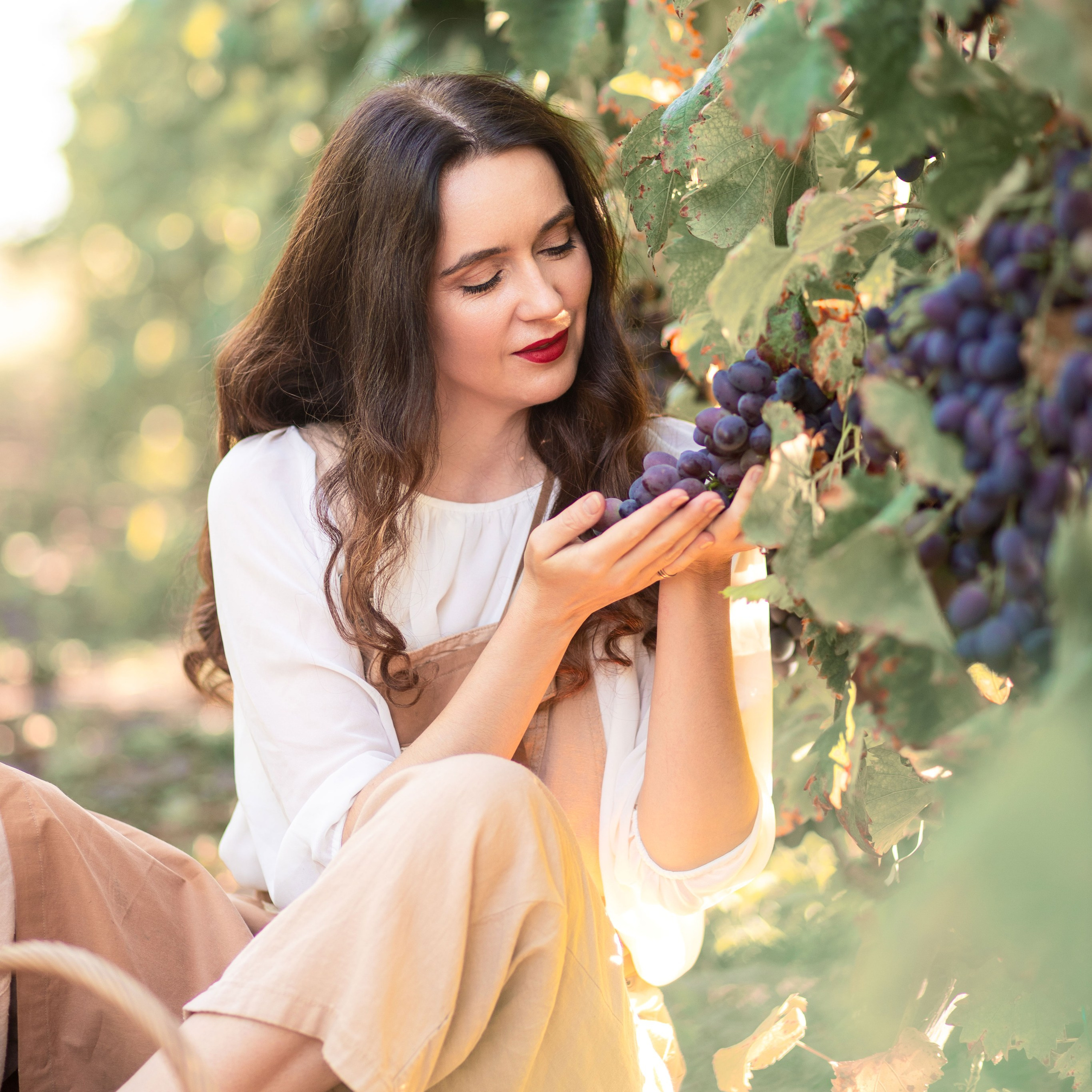 Фотозйомка в винограднику з Тетяною