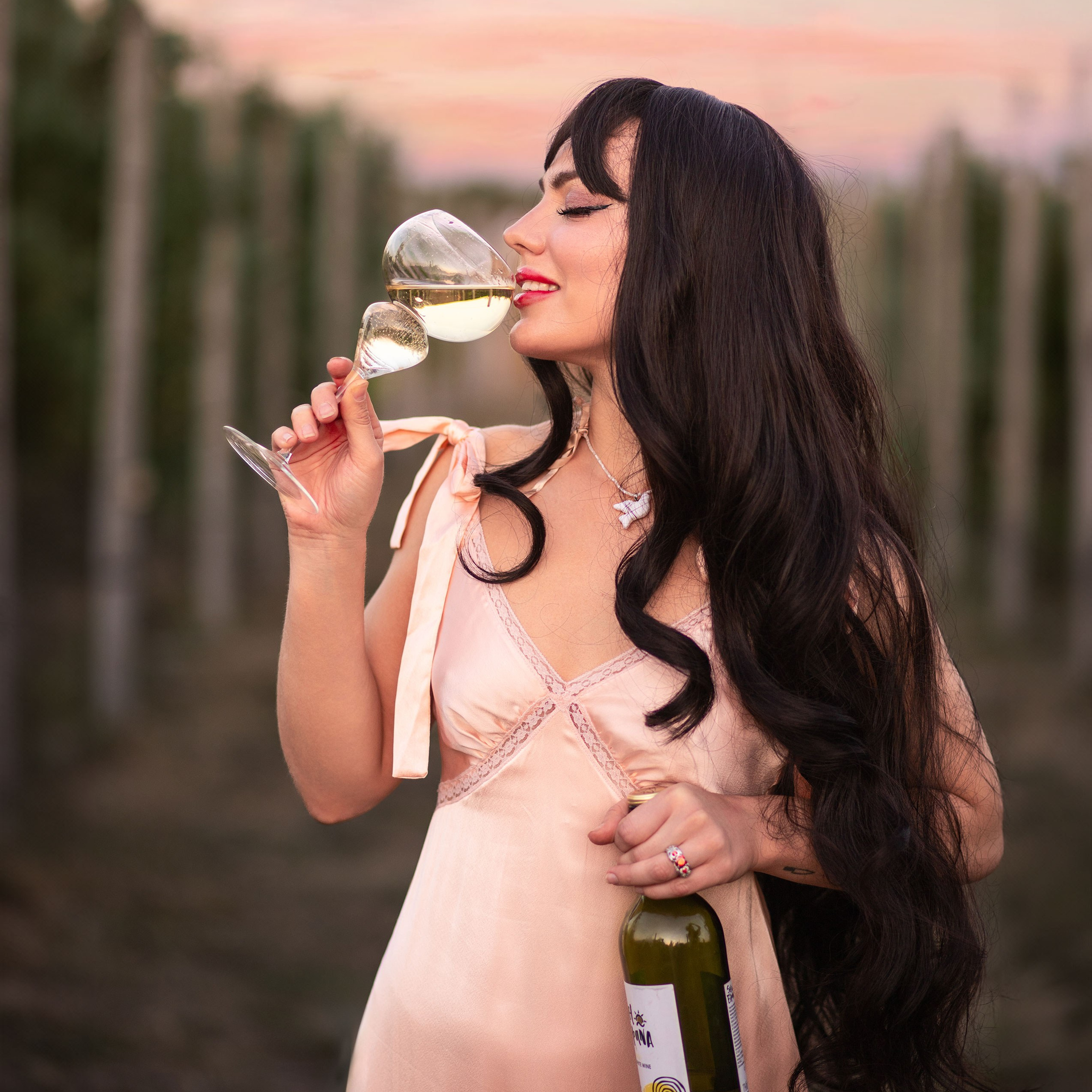 Вечірня фотопрогулянка в винограднику