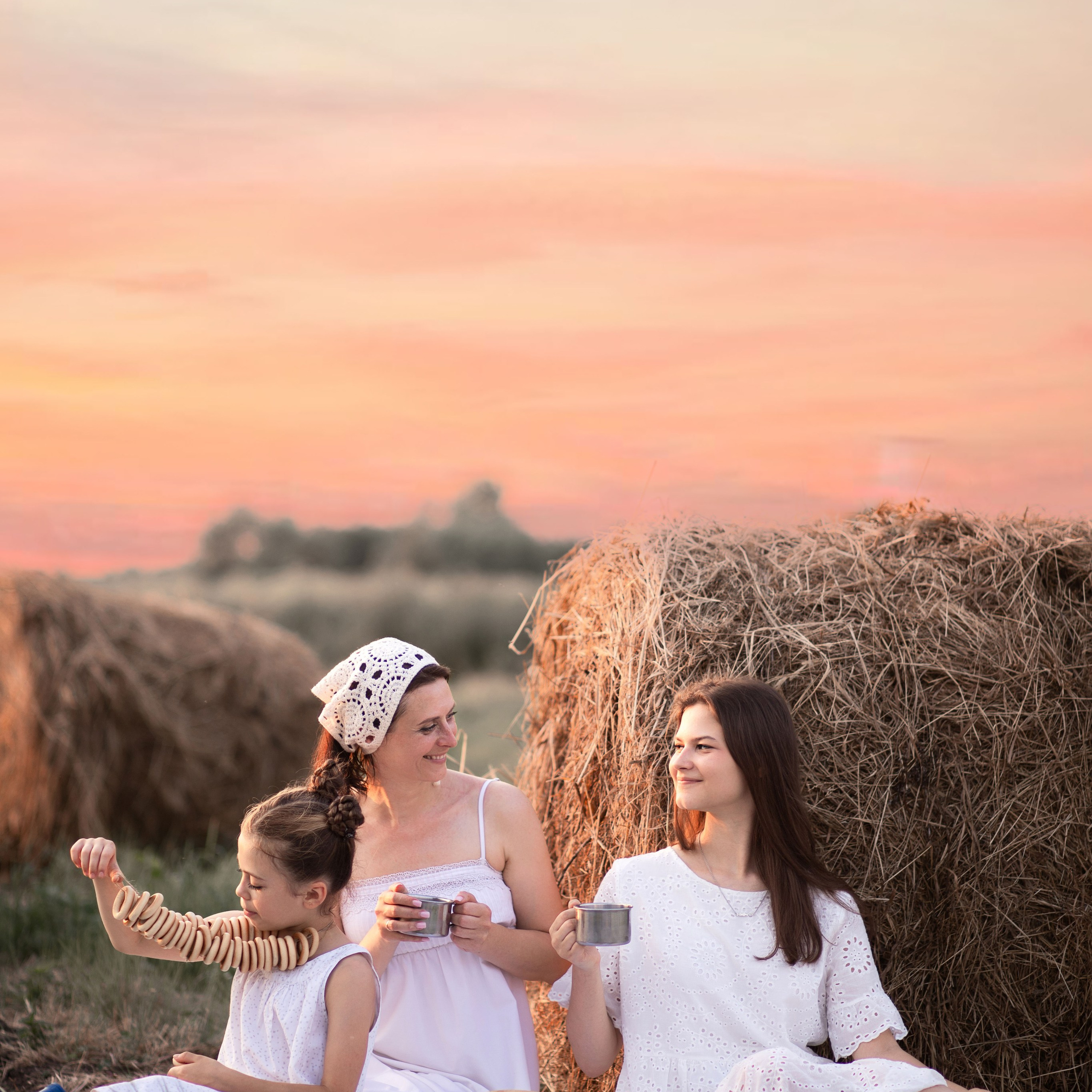 Сімейна фотозйомка Євгенії з донечками