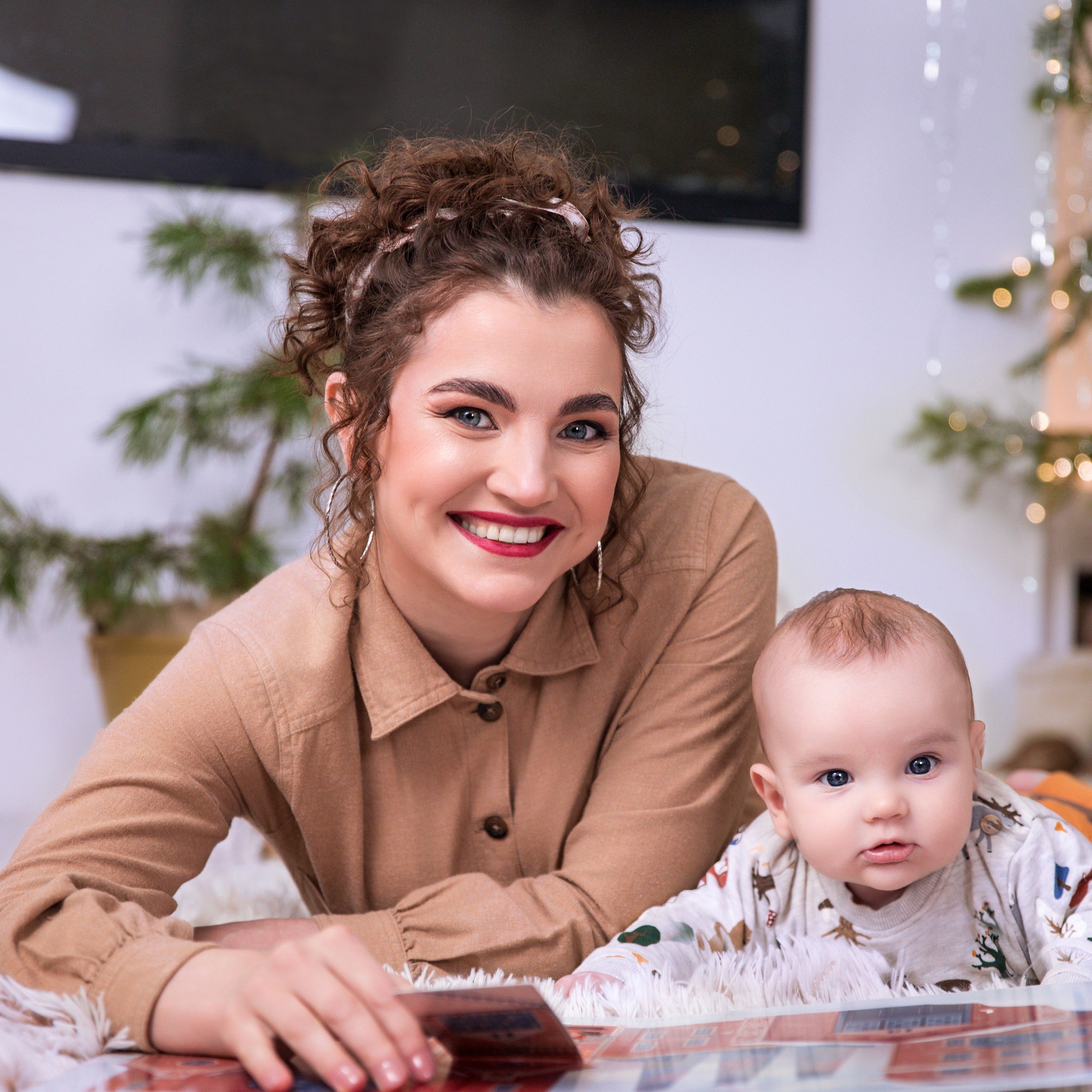 Новорічна сімейна зйомка Аліни та маленького Енея