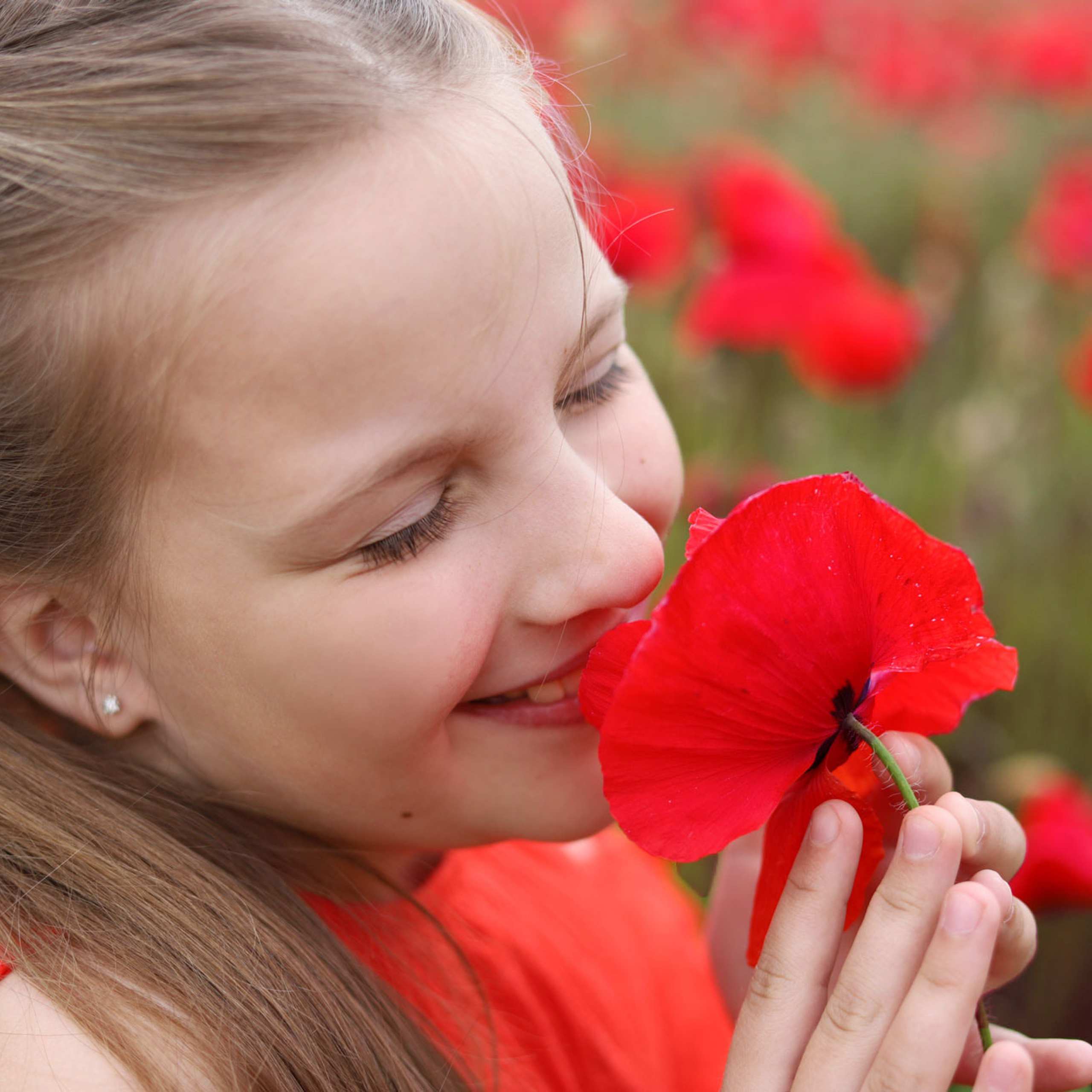 Фотосессия в маковом поле