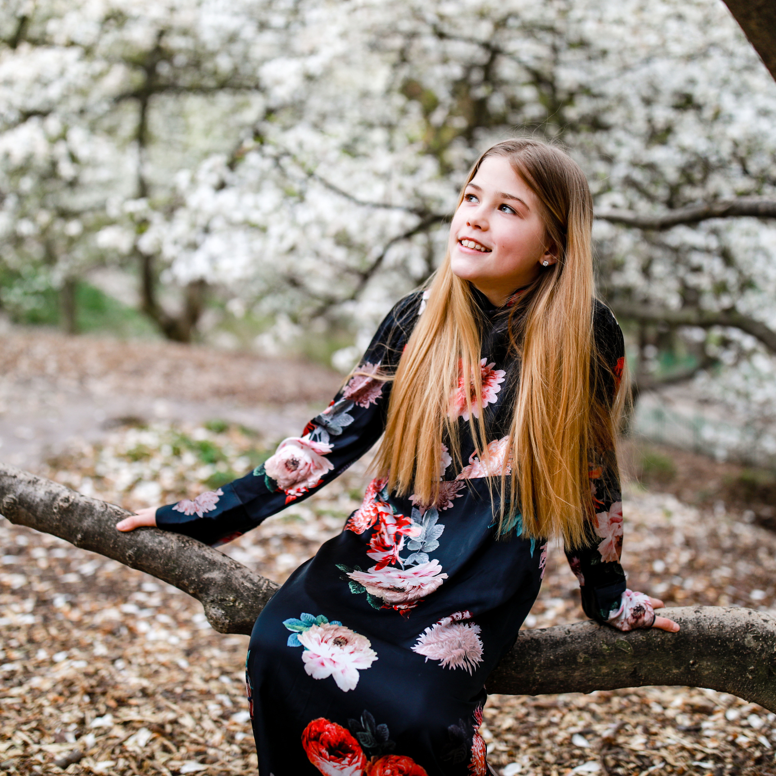 Марійка і магнолії. Наталя Твердохліб - дитячий та сімейний фотограф в Дрездені, Німеччина
