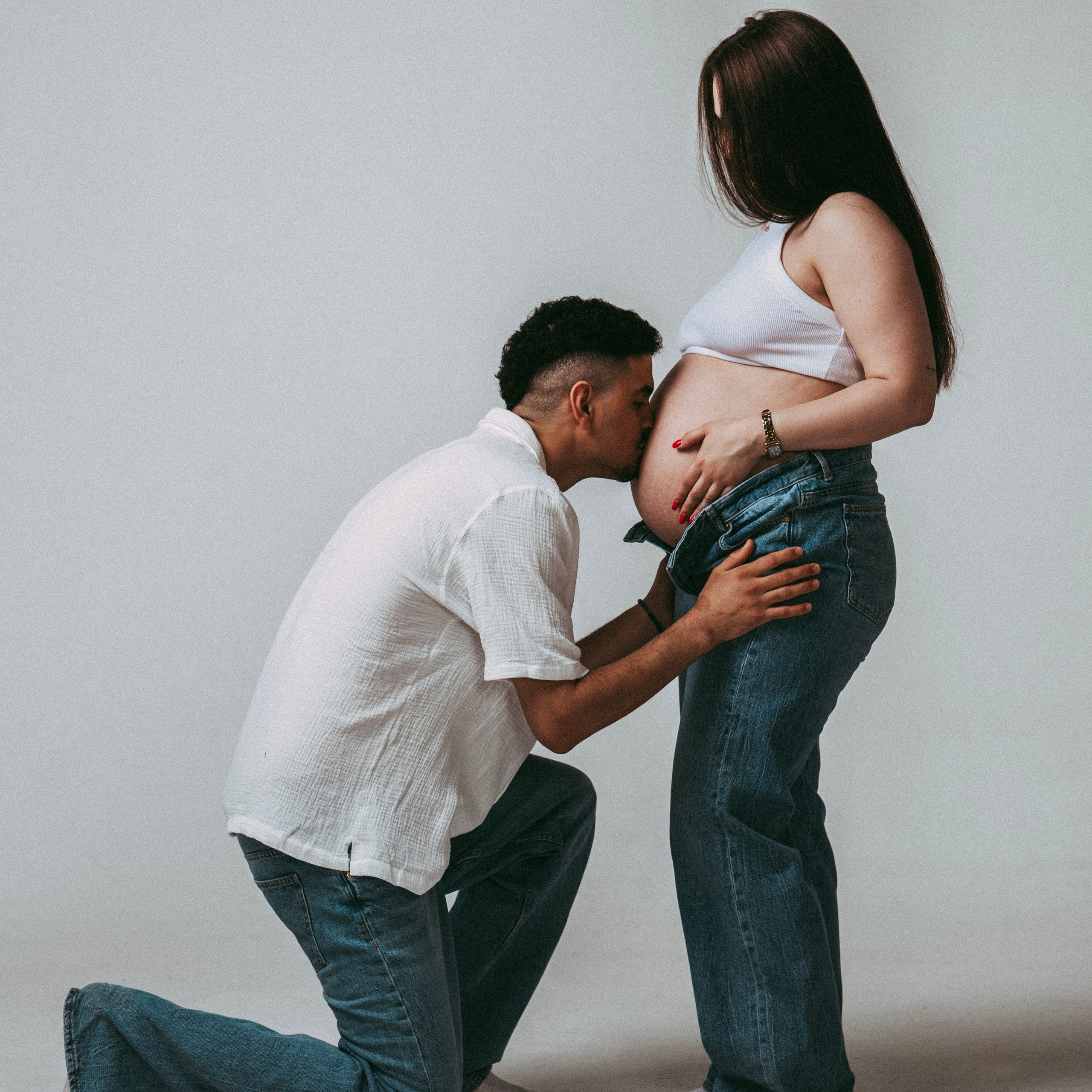 Вагітність студія. Наталя Твердохліб - дитячий та сімейний фотограф в Дрездені, Німеччина