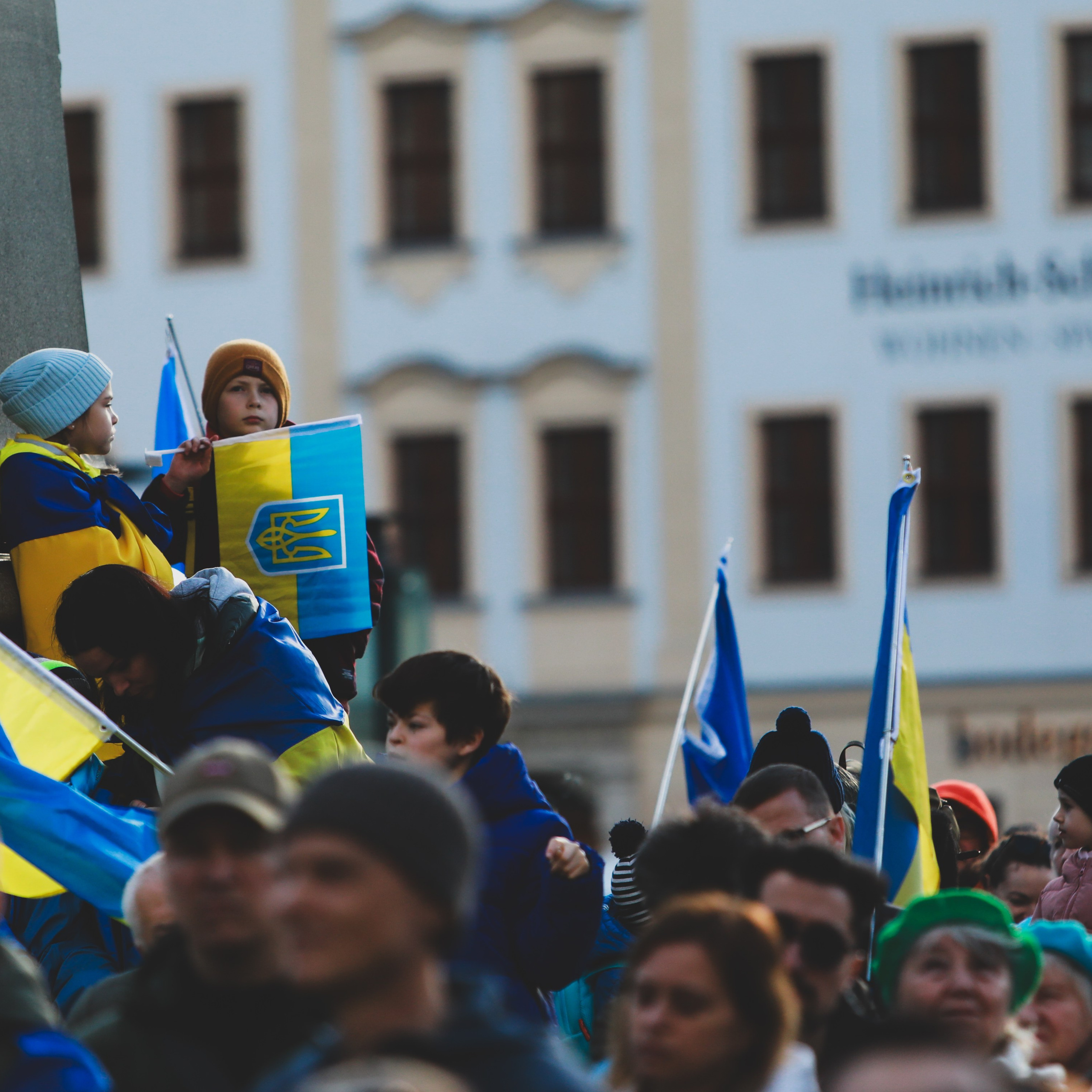 Друга річниця незламності. Дрезден. Наталя Твердохліб - дитячий та сімейний фотограф в Дрездені, Німеччина