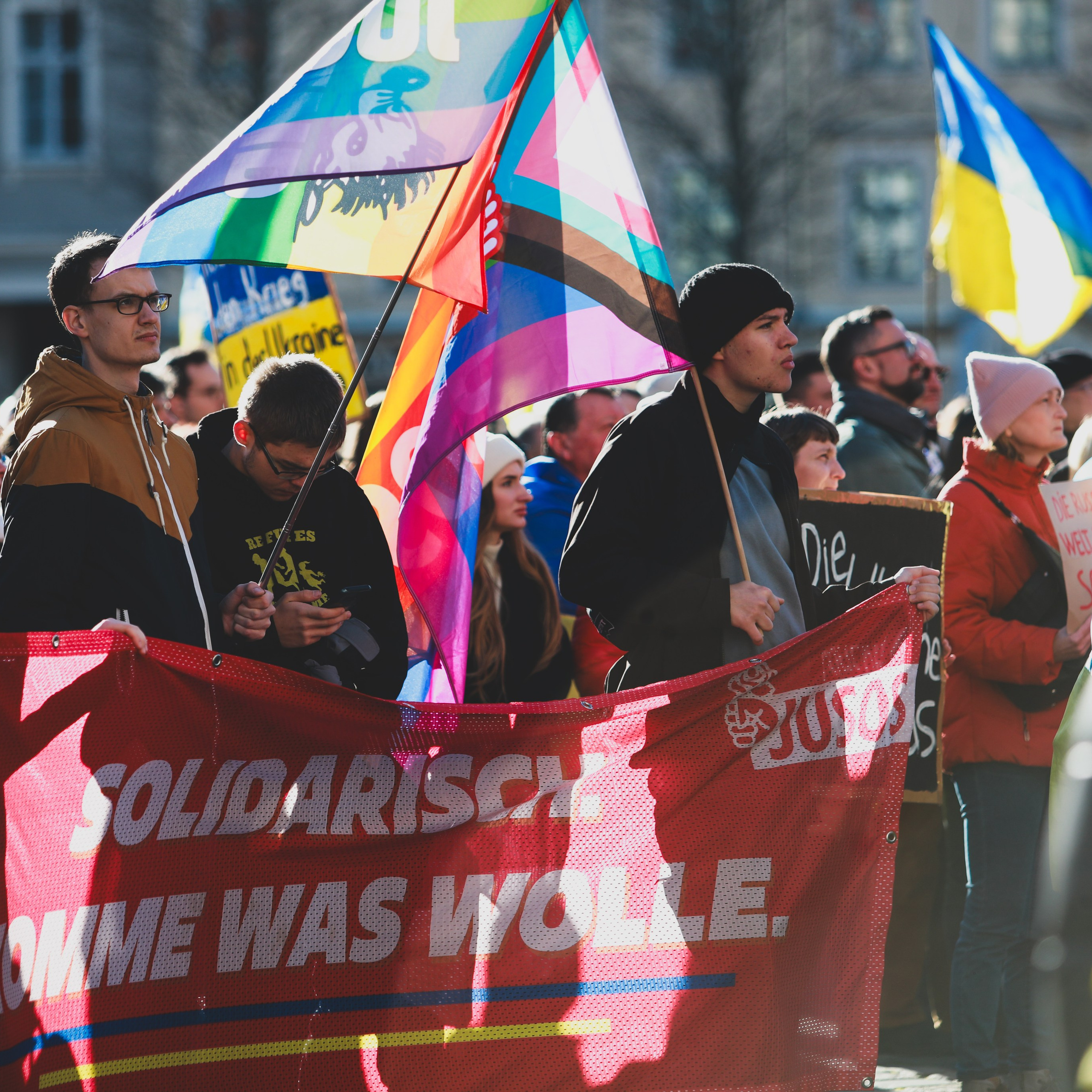 Друга річниця незламності. Дрезден. Наталя Твердохліб - дитячий та сімейний фотограф в Дрездені, Німеччина